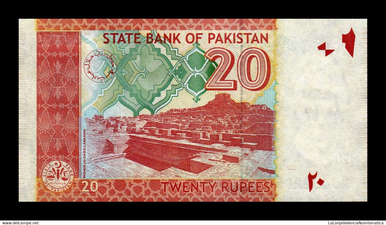 Pakistán 20 Rupees 2022 Pick 55 New Date SC UNC - Pakistan