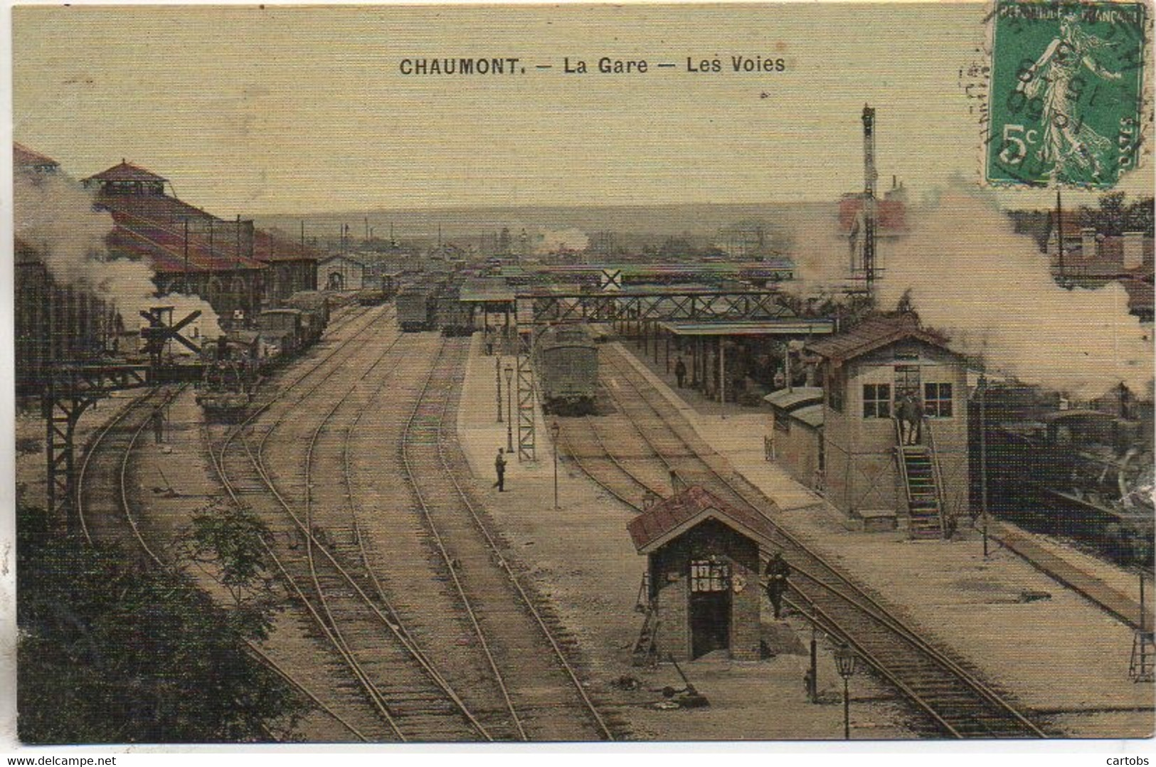 52 CHAUMONT  La Gare  - Les Voies - Chaumont