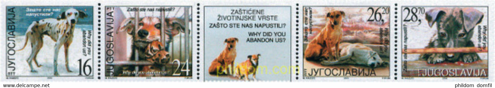 120125 MNH YUGOSLAVIA 2003 FAUNA PROTEGIDA - Used Stamps