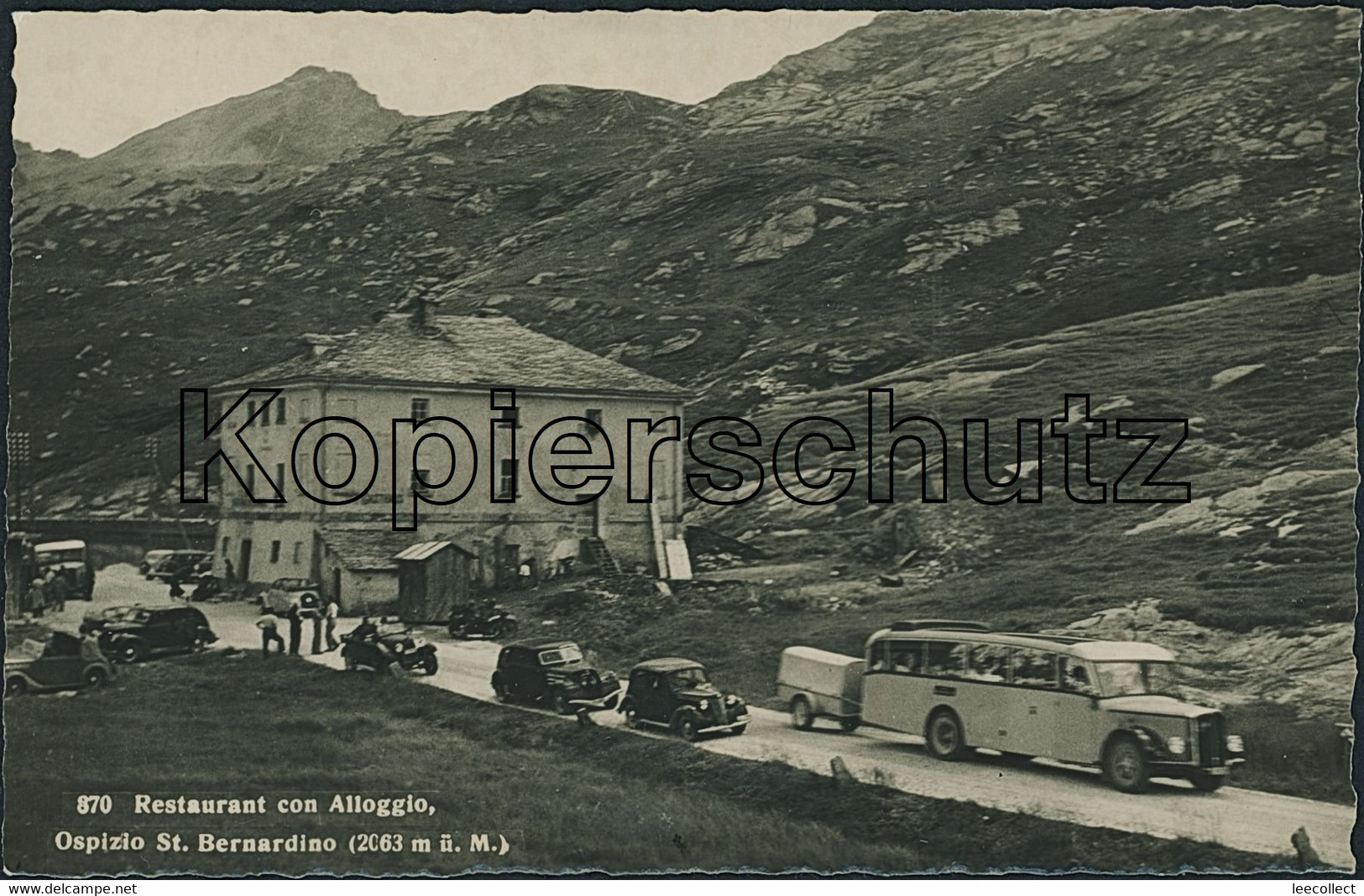 Suisse - GR San Bernardino - Pass - Postauto - Auto - Mesocco - Mesocco