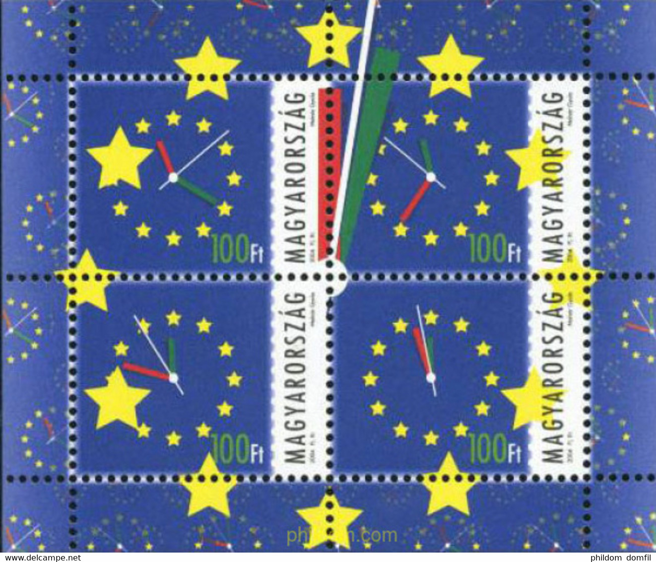 186917 MNH HUNGRIA 2004 ADHESION A LA UNION EUROPEA - Gebruikt