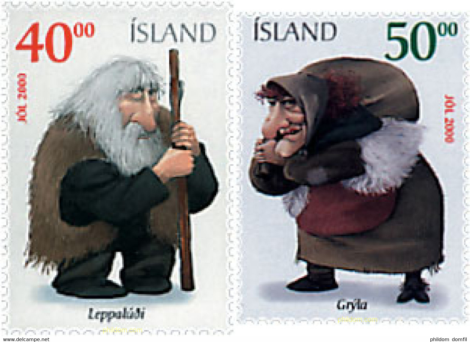 66727 MNH ISLANDIA 2000 NAVIDAD - Collezioni & Lotti