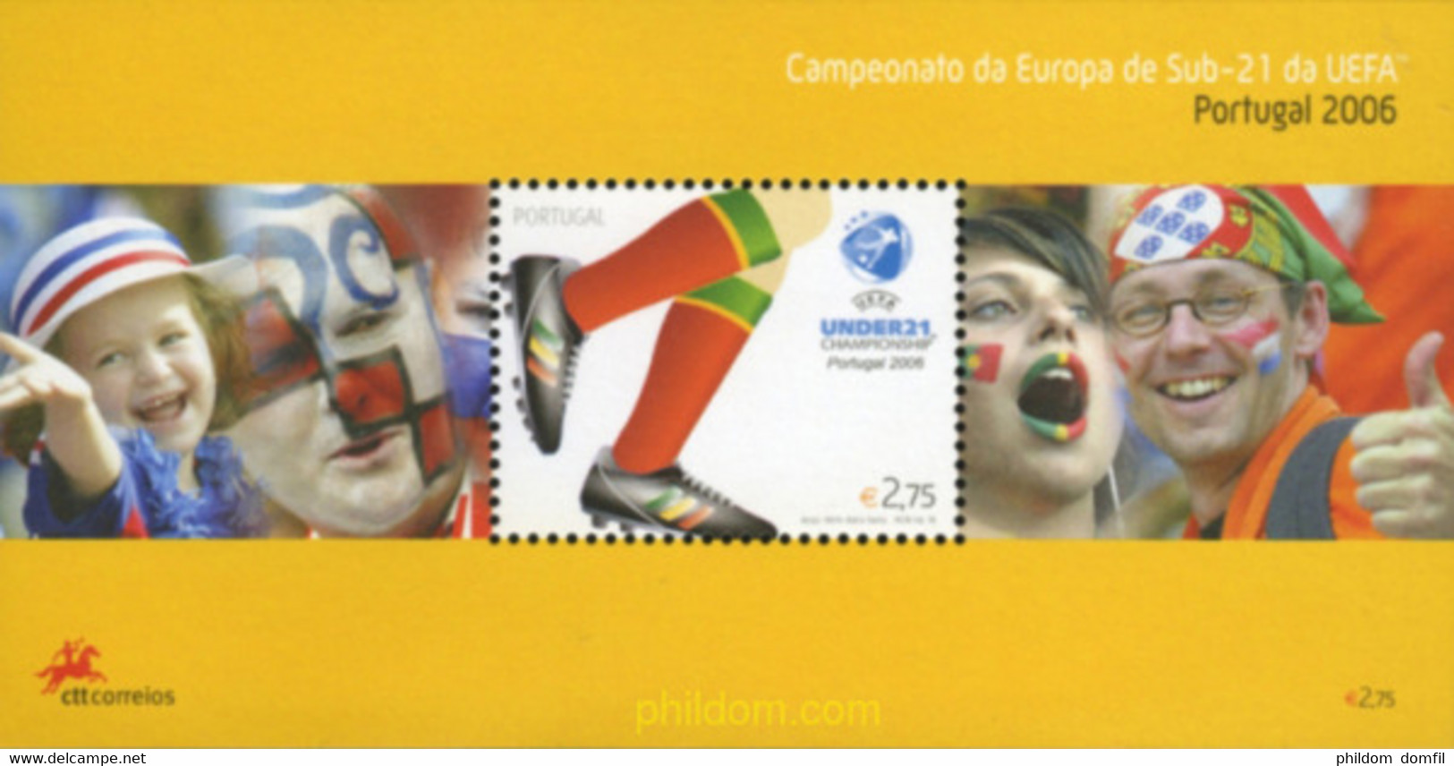 186091 MNH PORTUGAL 2006 CAMPEONATO DE EUROPA DE FUTBOL - Championnat D'Europe (UEFA)