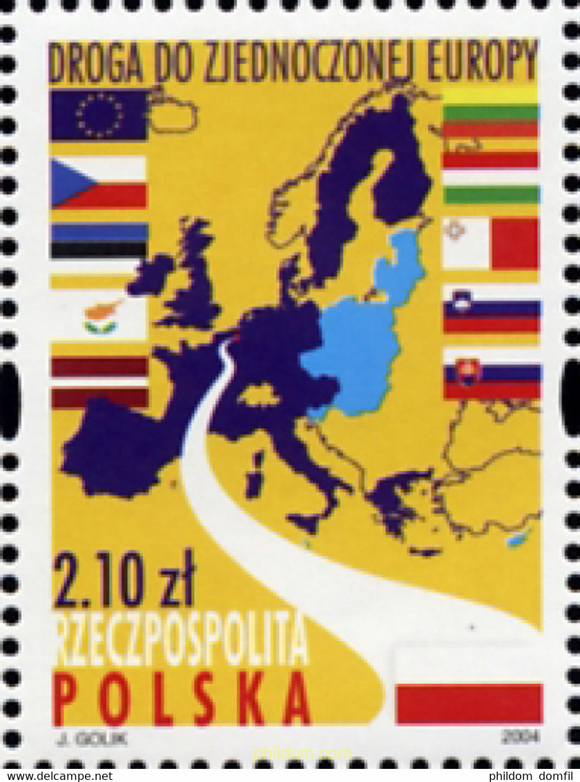 145917 MNH POLONIA 2004 AMPLIACION DE LA UNION EUROPEA - Ohne Zuordnung