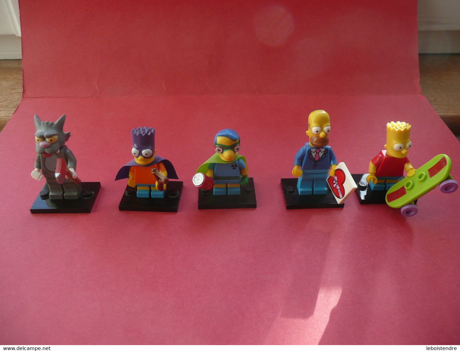 LOT 5 FIGURINE LEGO THE SIMPSONS HOMER EN COSTUME BART BARTMAN MILHOUSE COMME FALLAUT BOY SCRATCHY DE 71005 71009 - Figuren