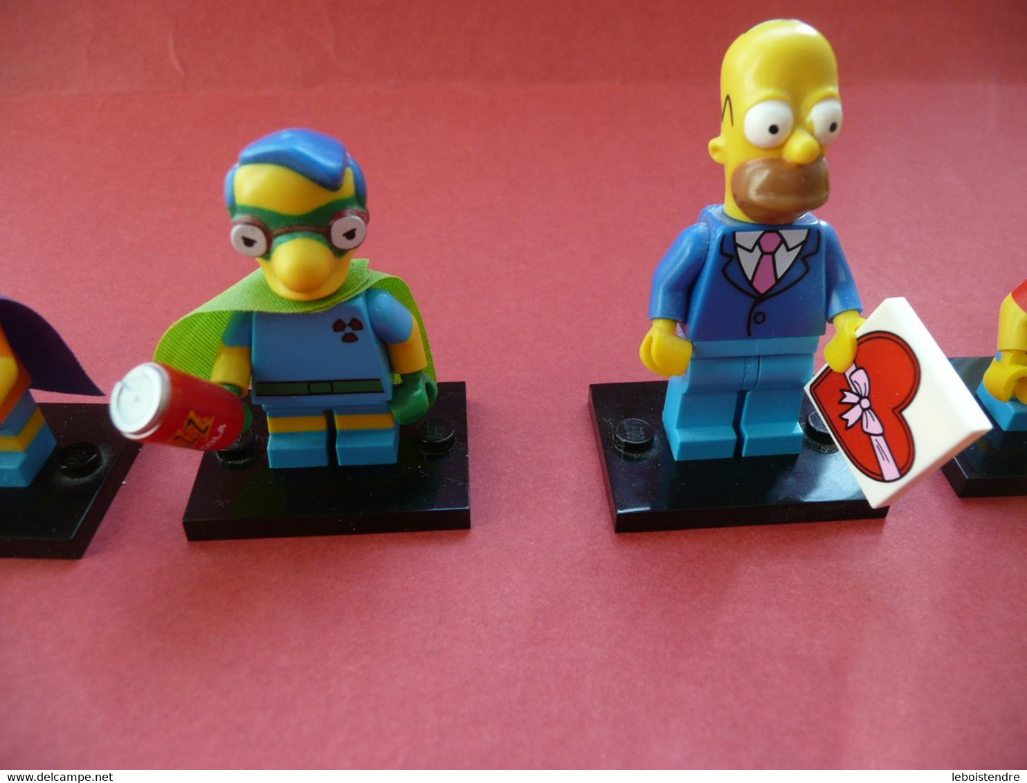 LOT 5 FIGURINE LEGO THE SIMPSONS HOMER EN COSTUME BART BARTMAN MILHOUSE COMME FALLAUT BOY SCRATCHY DE 71005 71009 - Poppetjes