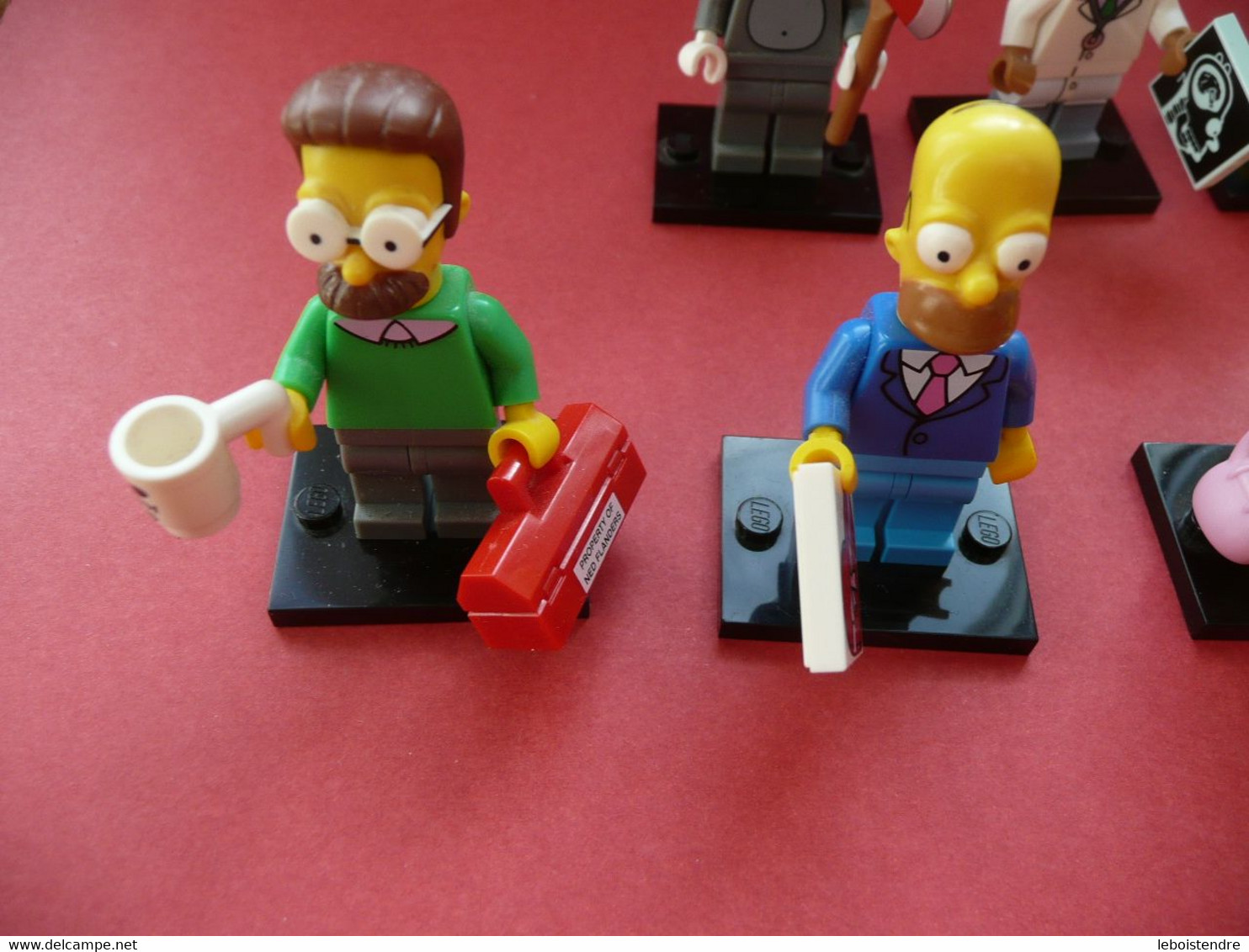 LOT 7 FIGURINE LEGO SIMPSONS FLANDERS HOMER EN COSTUME MARGE LISA ET SNOWBALL SCRATCHY DR HIBBERT BART DE 71005 71009 - Poppetjes