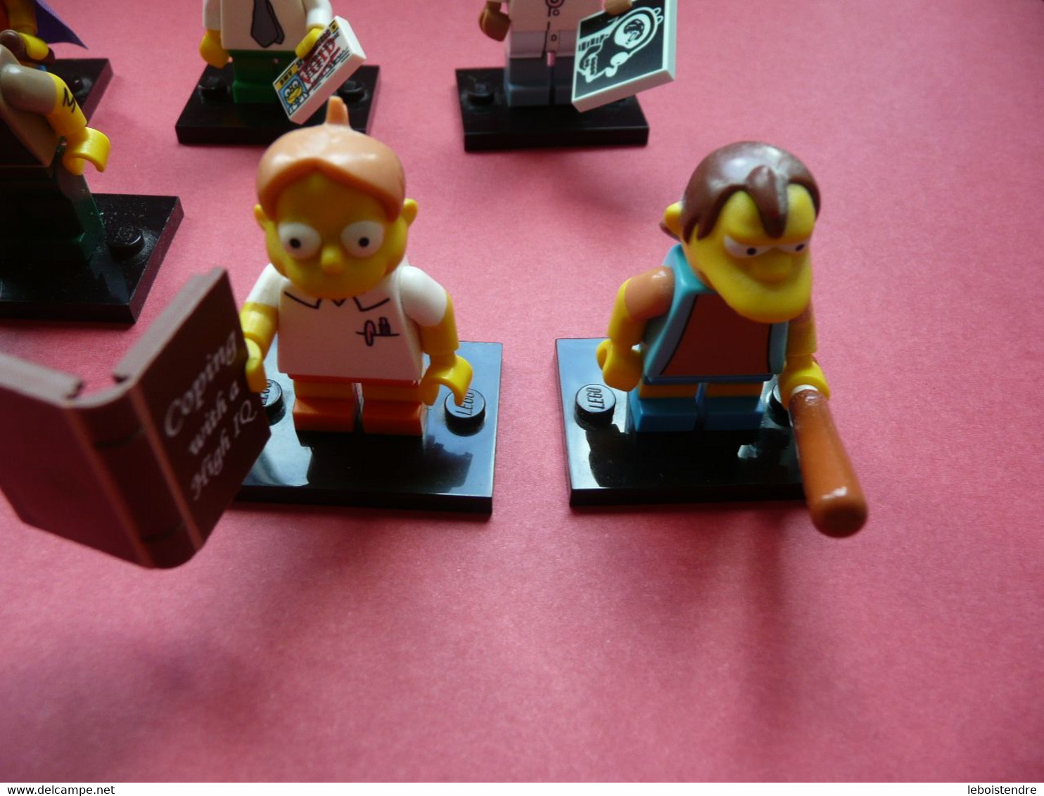 LOT 7 FIGURINE LEGO THE SIMPSONS EDNA WILLIE MARTIN PRINCE NELSON MUNTZ  BARTMAN HANS MOLEMAN DR HIBBERT DE 71005 71009 - Figuren