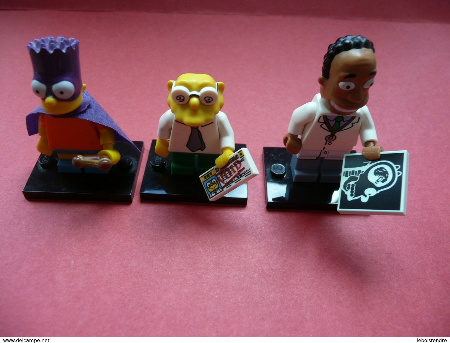 LOT 7 FIGURINE LEGO THE SIMPSONS EDNA WILLIE MARTIN PRINCE NELSON MUNTZ  BARTMAN HANS MOLEMAN DR HIBBERT DE 71005 71009 - Figures