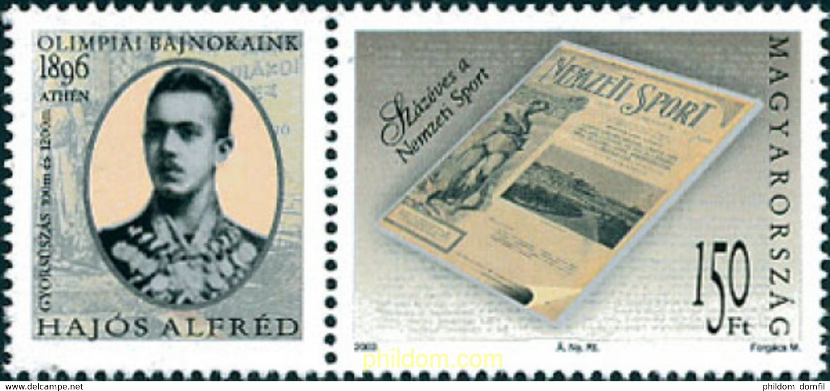 124933 MNH HUNGRIA 2003 CENTENARIO DEL PERIODICO "NEMZETI SPORT" - Used Stamps