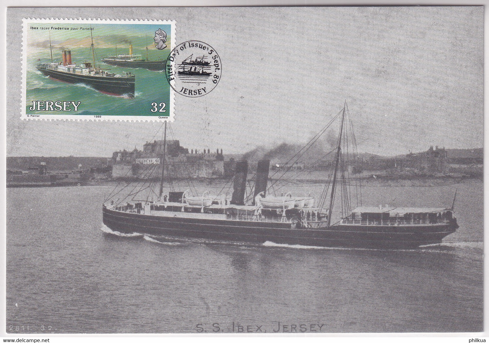 Jersey - Schiffahrt: Segelschiffe, Boote - Expédition: Voiliers, Bateaux - Shipping: Sailing Ships, Boats - Maritiem