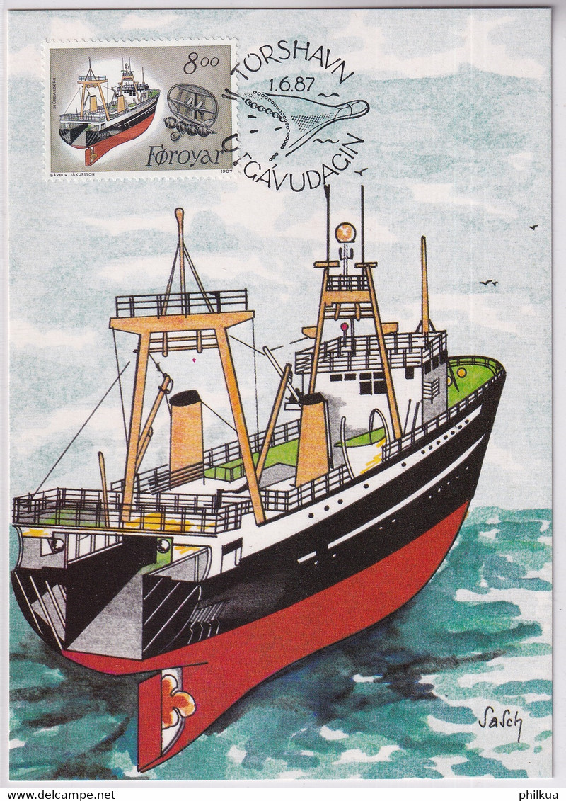 Färör - Schiffahrt: Segelschiffe, Boote - Expédition: Voiliers, Bateaux - Shipping: Sailing Ships, Boats - Marítimo