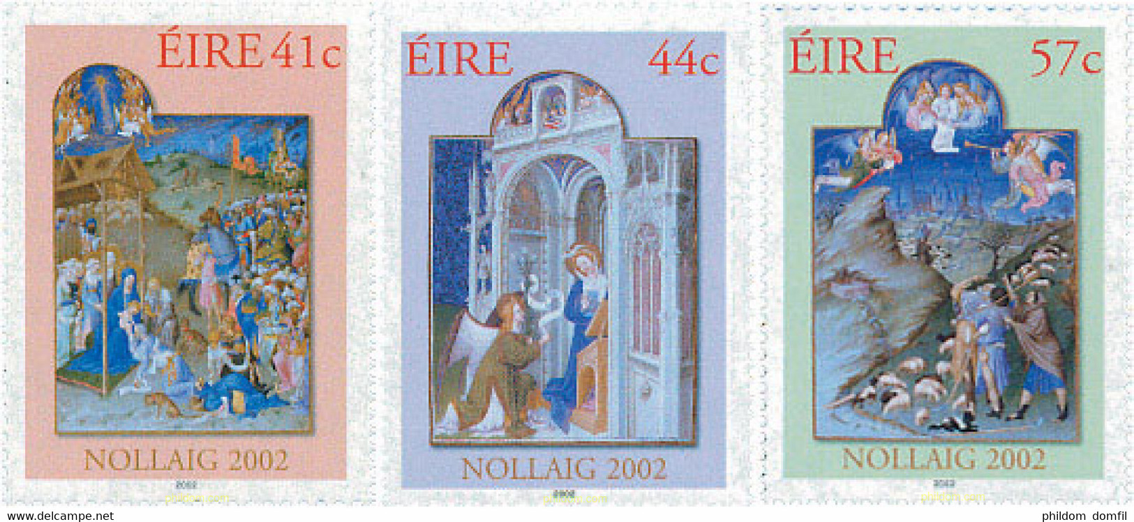 106716 MNH IRLANDA 2002 NAVIDAD - Collections, Lots & Séries