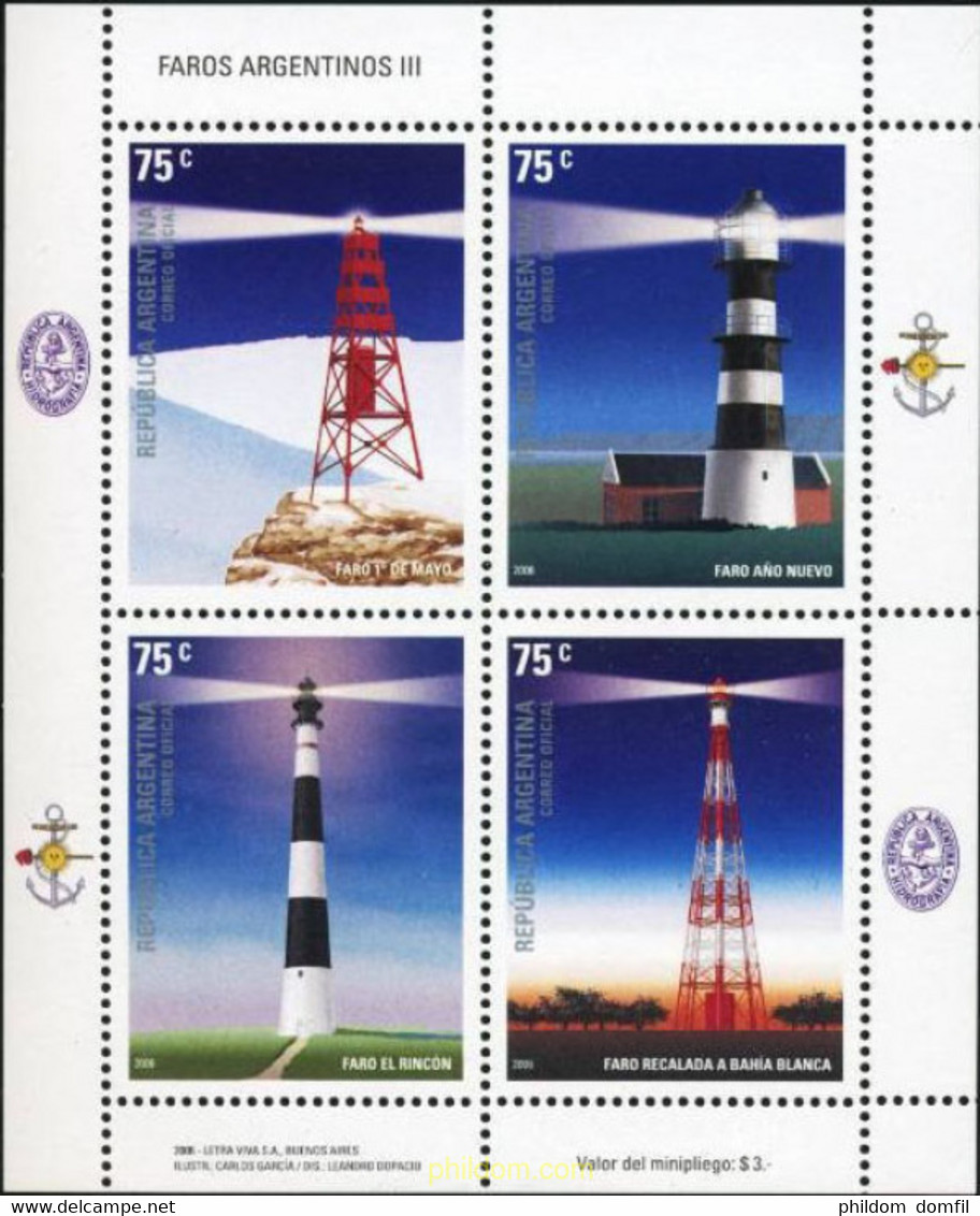 283752 MNH ARGENTINA 2006 FAROS - Used Stamps