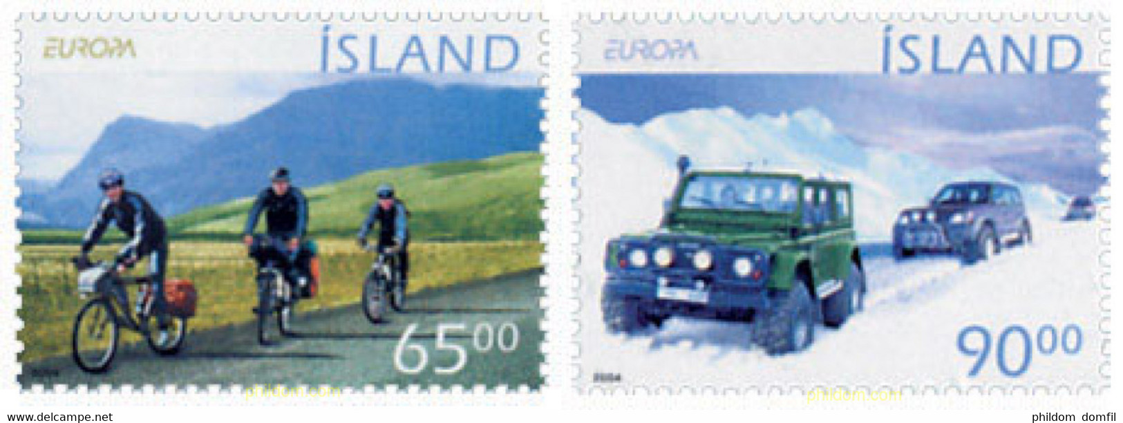 145858 MNH ISLANDIA 2004 EUROPA CEPT. VACACIONES - Collections, Lots & Series