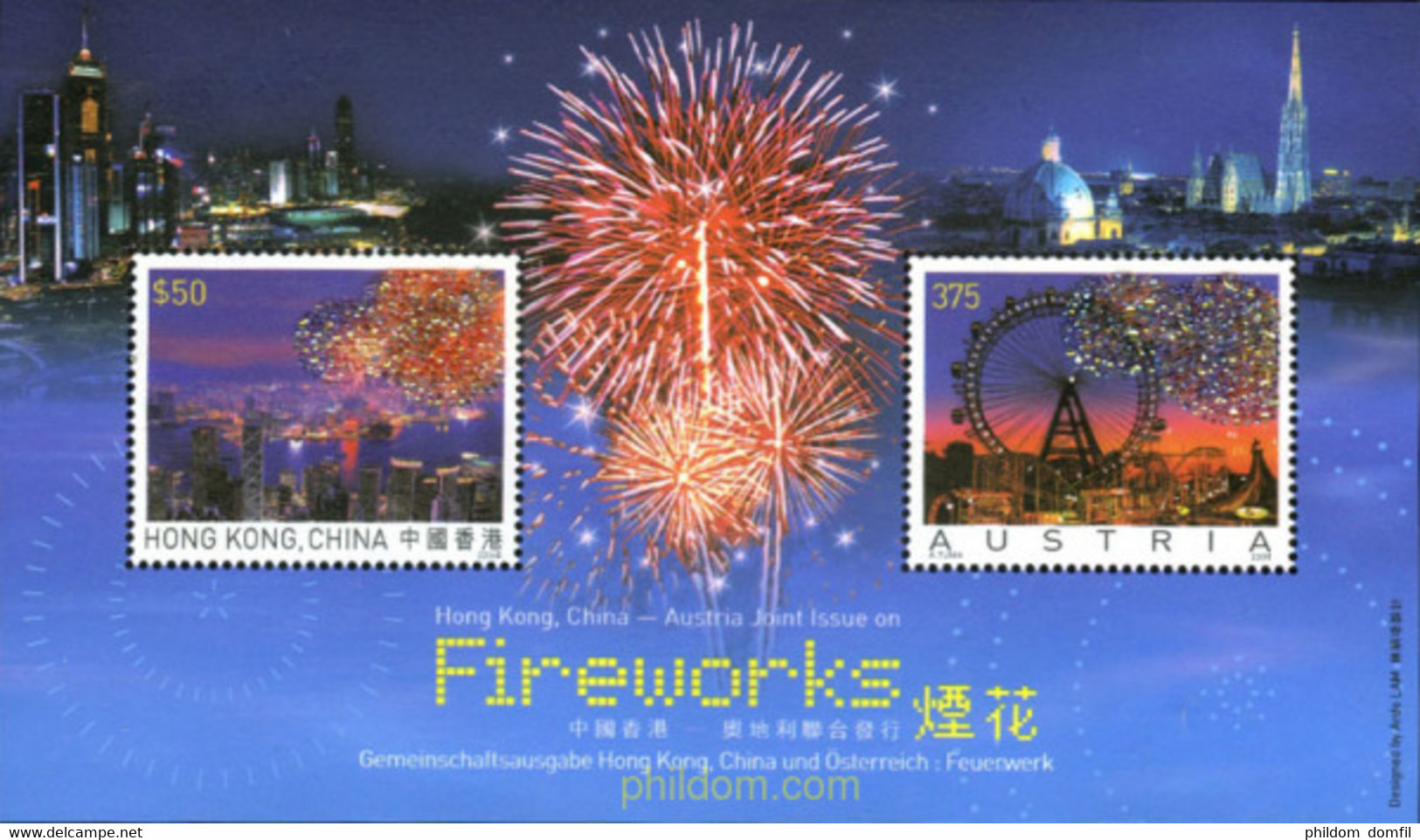 195777 MNH HONG KONG 2006 FUEGOS ARTIFICIALES - Lots & Serien