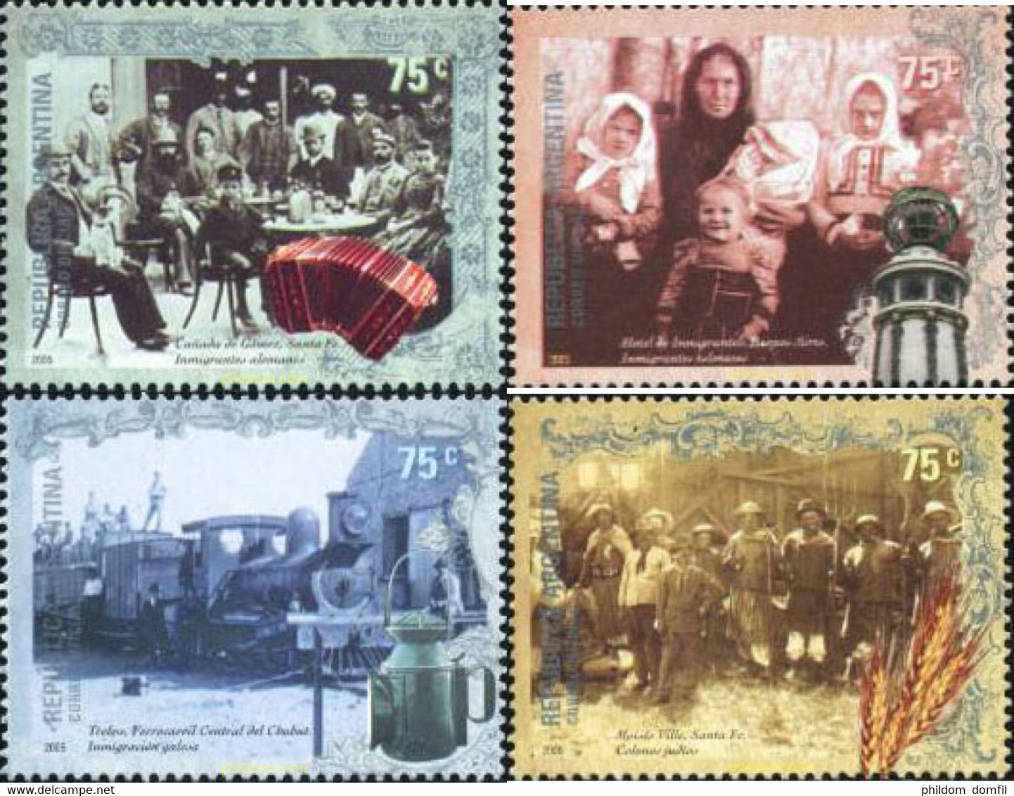 188592 MNH ARGENTINA 2005 MOTIVOS VARIOS - Usati