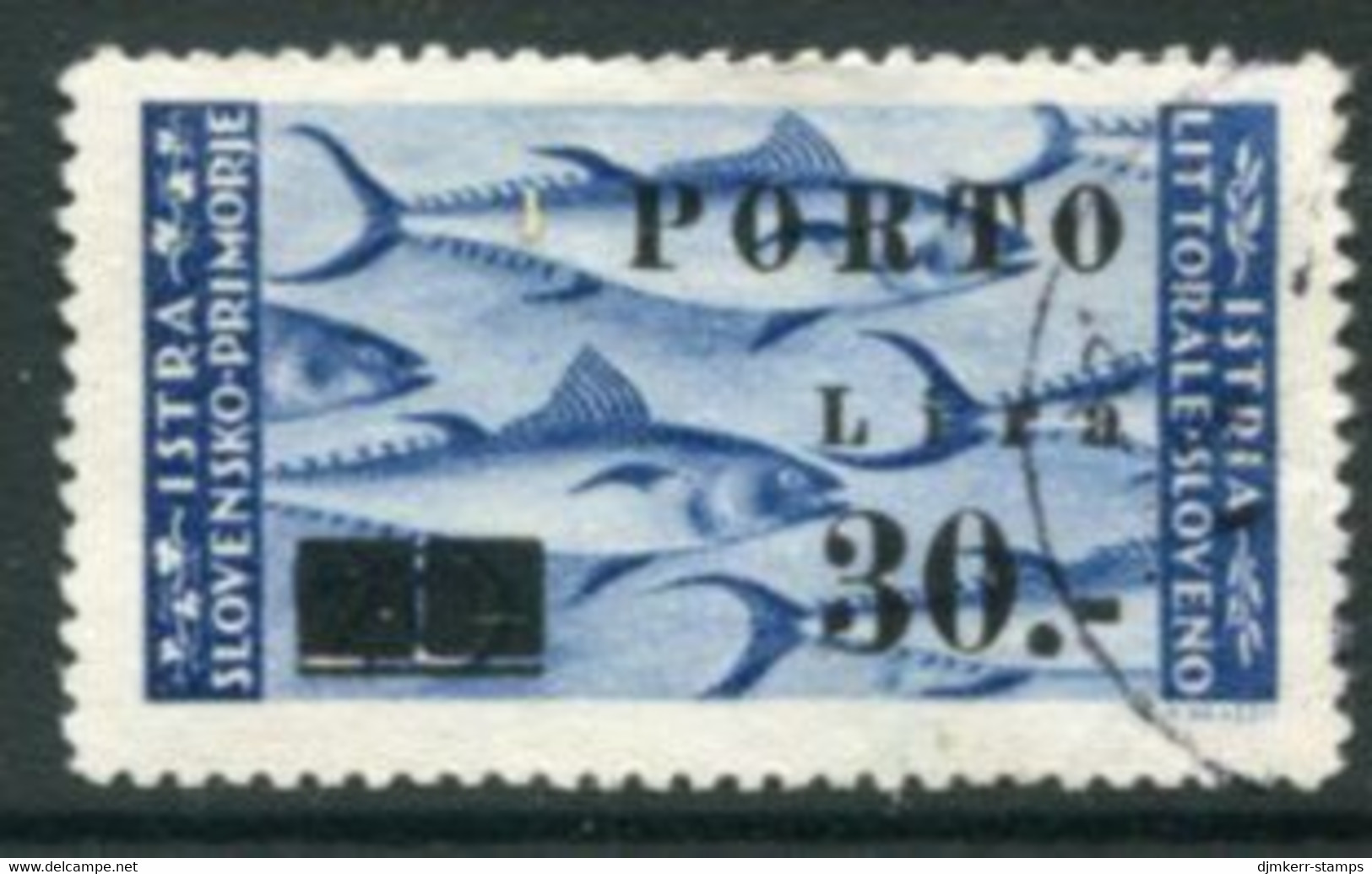 ISTRIA 1946 Postage Due 30 L On 20 L..Type Ia Used.  Michel Porto 19 Ia - Usati