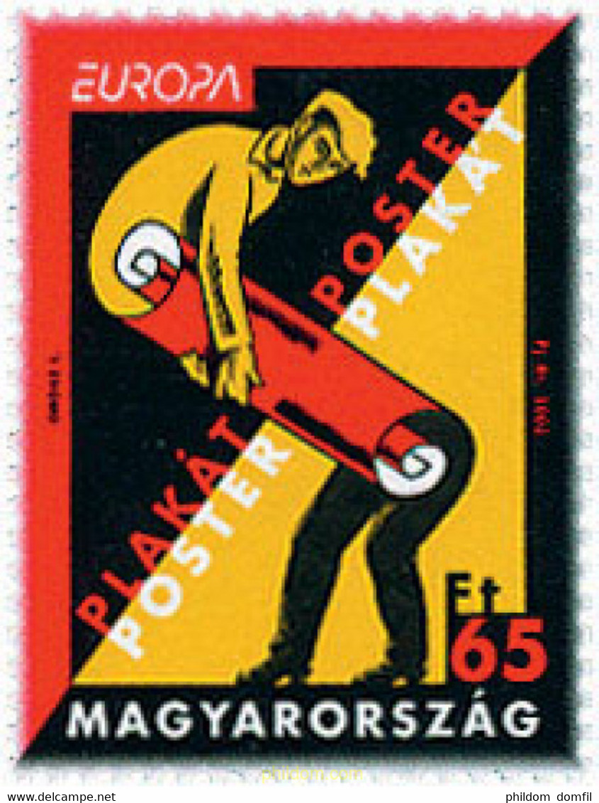 128609 MNH HUNGRIA 2003 EUROPA CEPT. ARTE DEL CARTEL - Used Stamps
