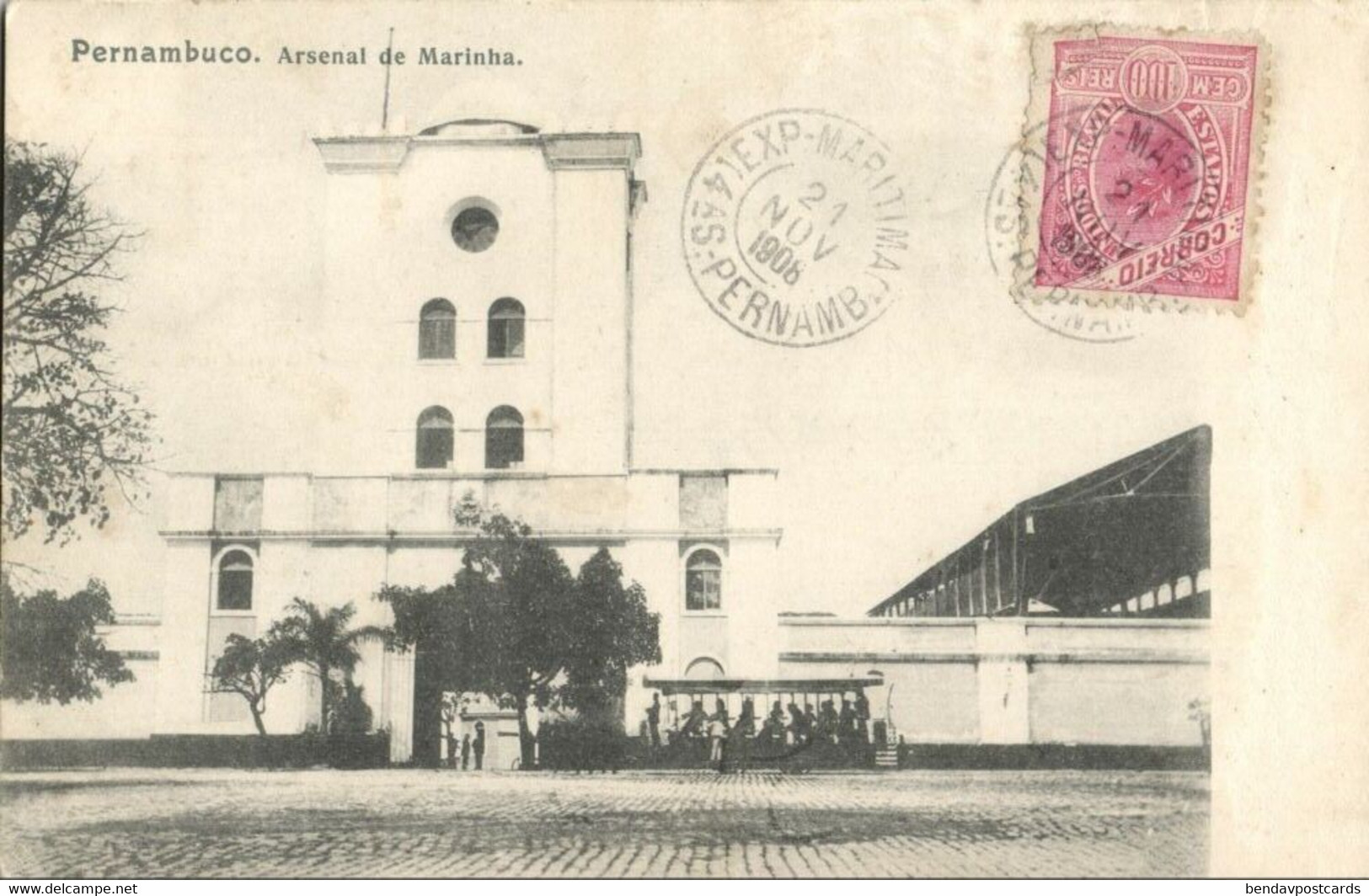 Brazil, RECIFE, Pernambuco, Arsenal De Marinha (1908) Postcard - Recife