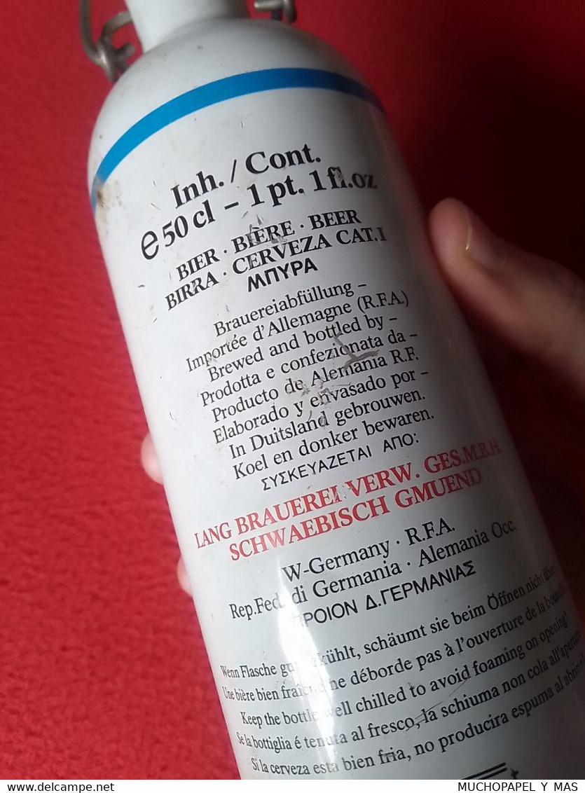 ANTIGUA BOTELLA DE CERVEZA OLD BOTTLE OF BEER BIÈRE DE LA GRANDE ARMÉE ALEMANIA FEDERAL GERMANY RFA. CERVEJA BIER..BIRRA - Beer