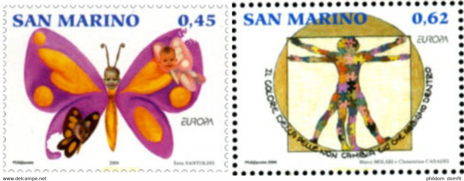 189898 MNH SAN MARINO 2006 EUROPA CEPT. LA INTEGRACION DE LOS INMIGRANTES SEGUN LA VISION DE LA GENTE JOVEN - Oblitérés