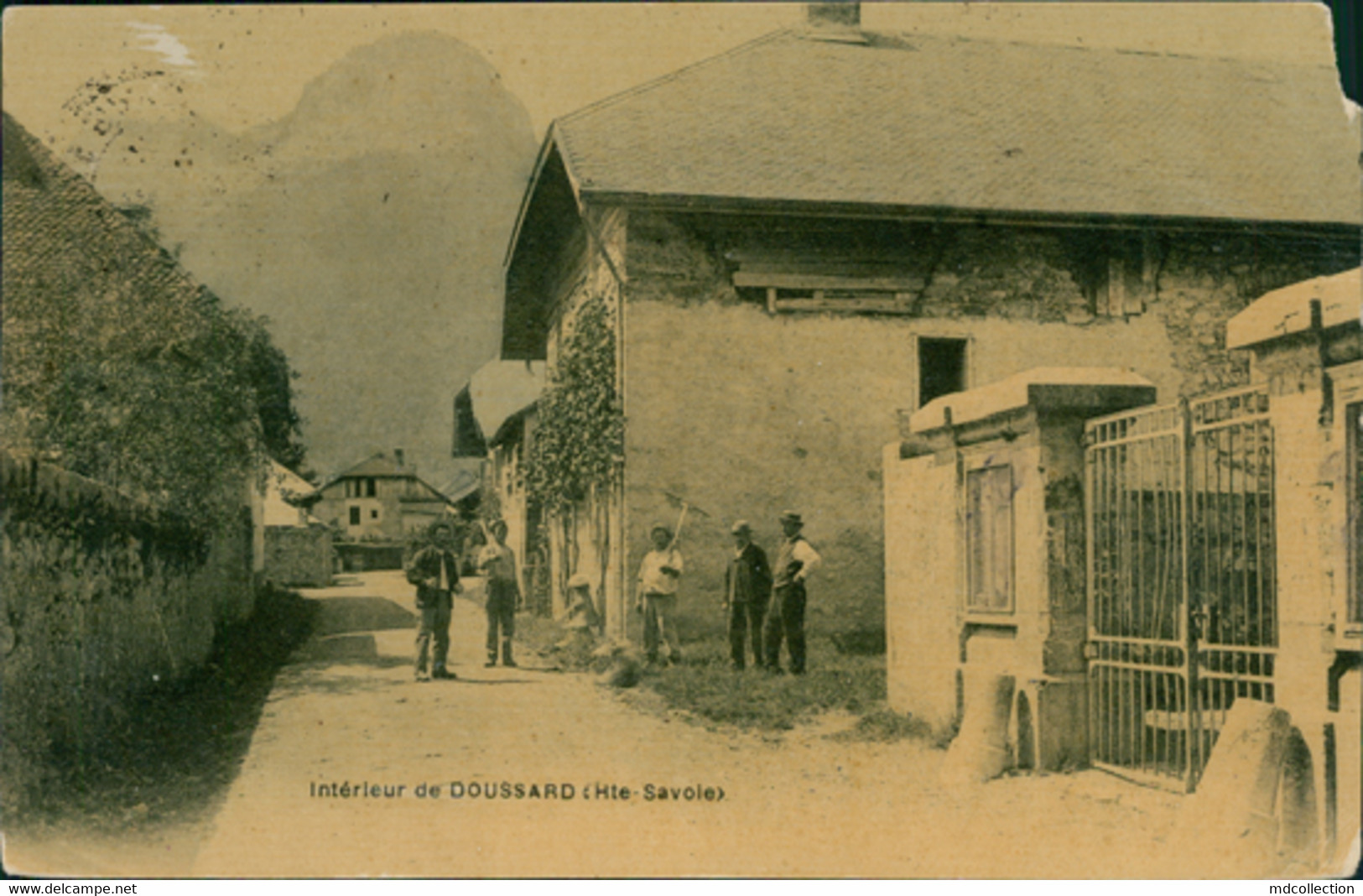 74 DOUSSARD / Intérieur / CARTE TOILEE COULEUR ANIMEE - Doussard