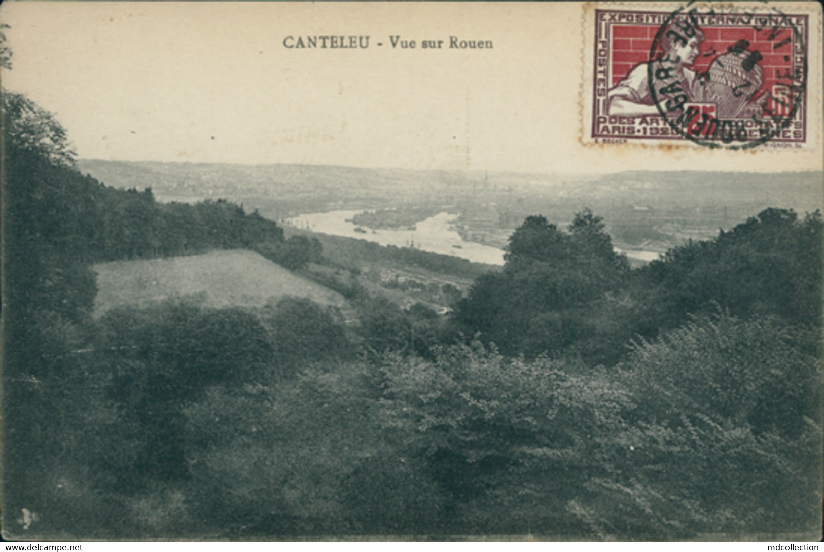 76 CANTELEU / Vue Sur Rouen / - Canteleu