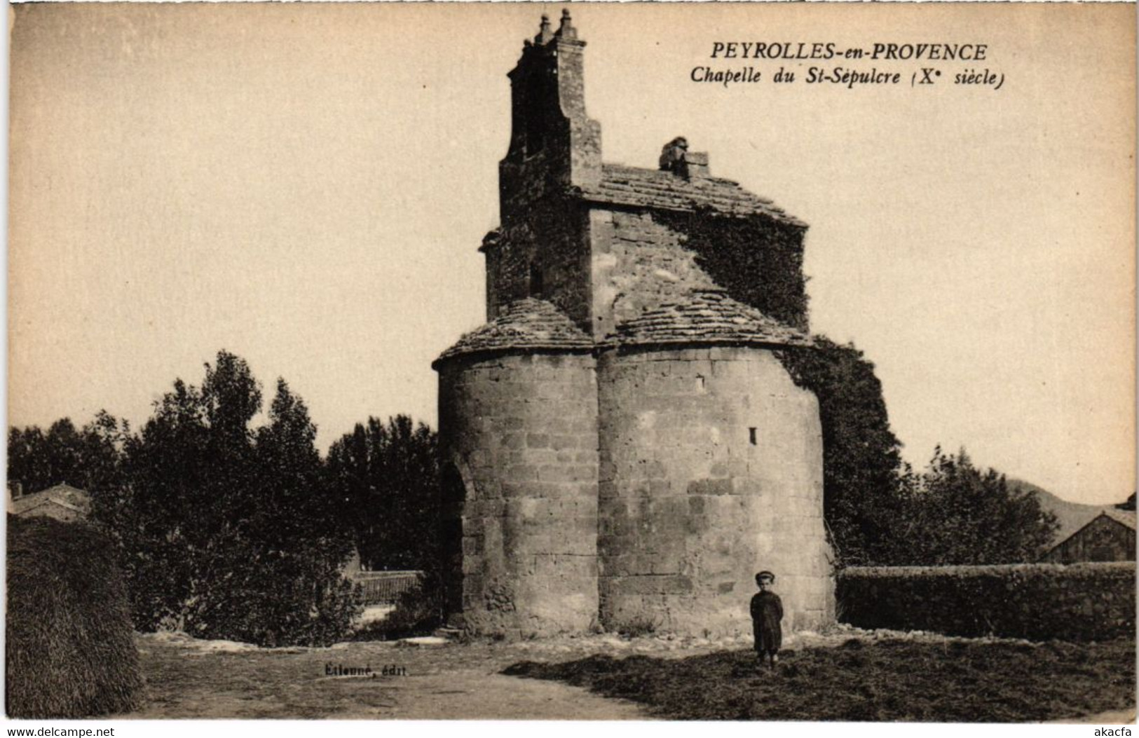 CPA PEYROLLES-en-PROVENCE Chapelle Du Saint-Sepulcre (1259191) - Peyrolles