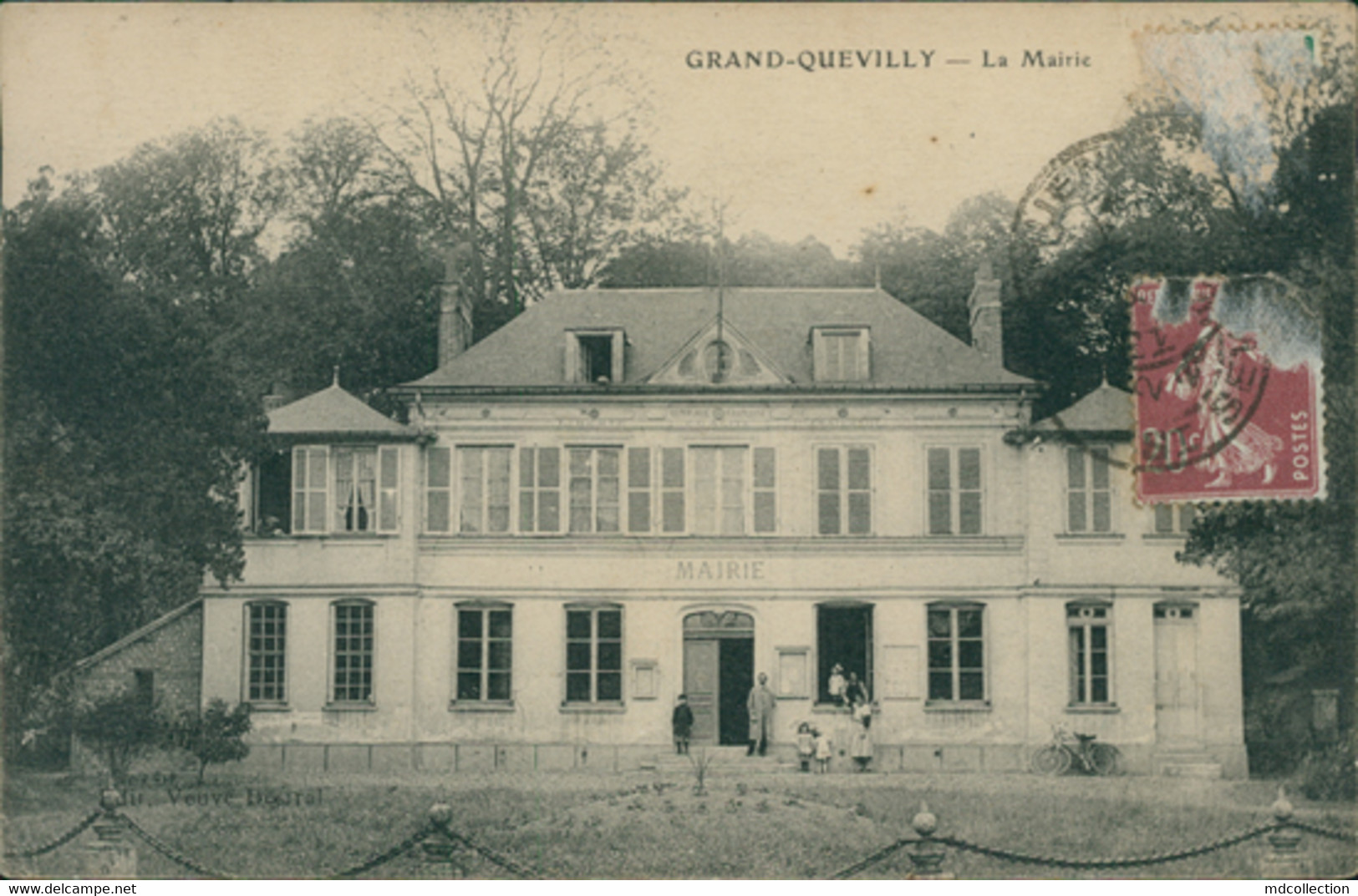 76 LE GRAND QUEVILLY /  La Mairie / CARTE ANIMEE - Le Grand-quevilly