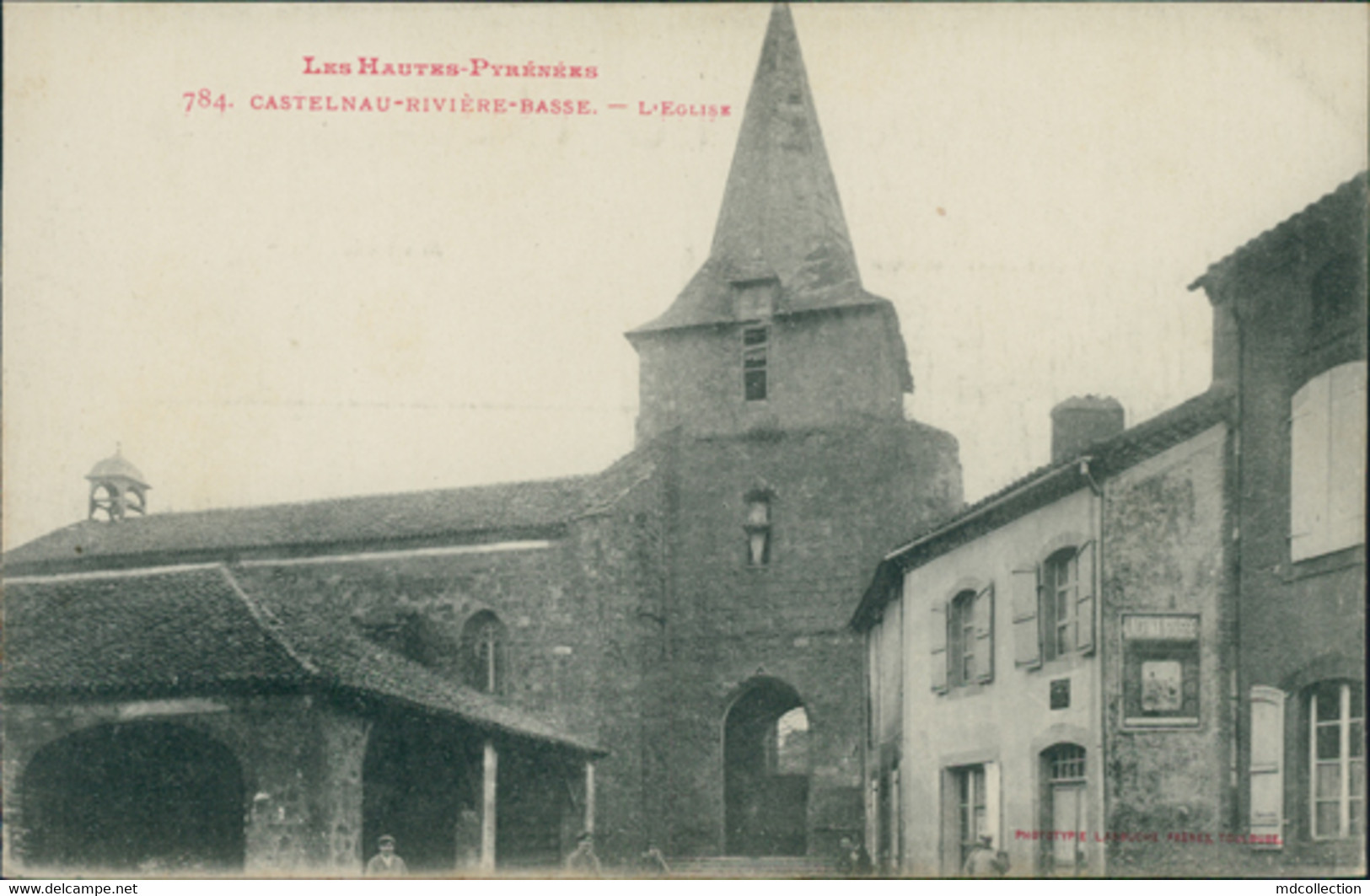 65 CASTELNAU RIVIERE BASSE / L'Eglise / - Castelnau Riviere Basse