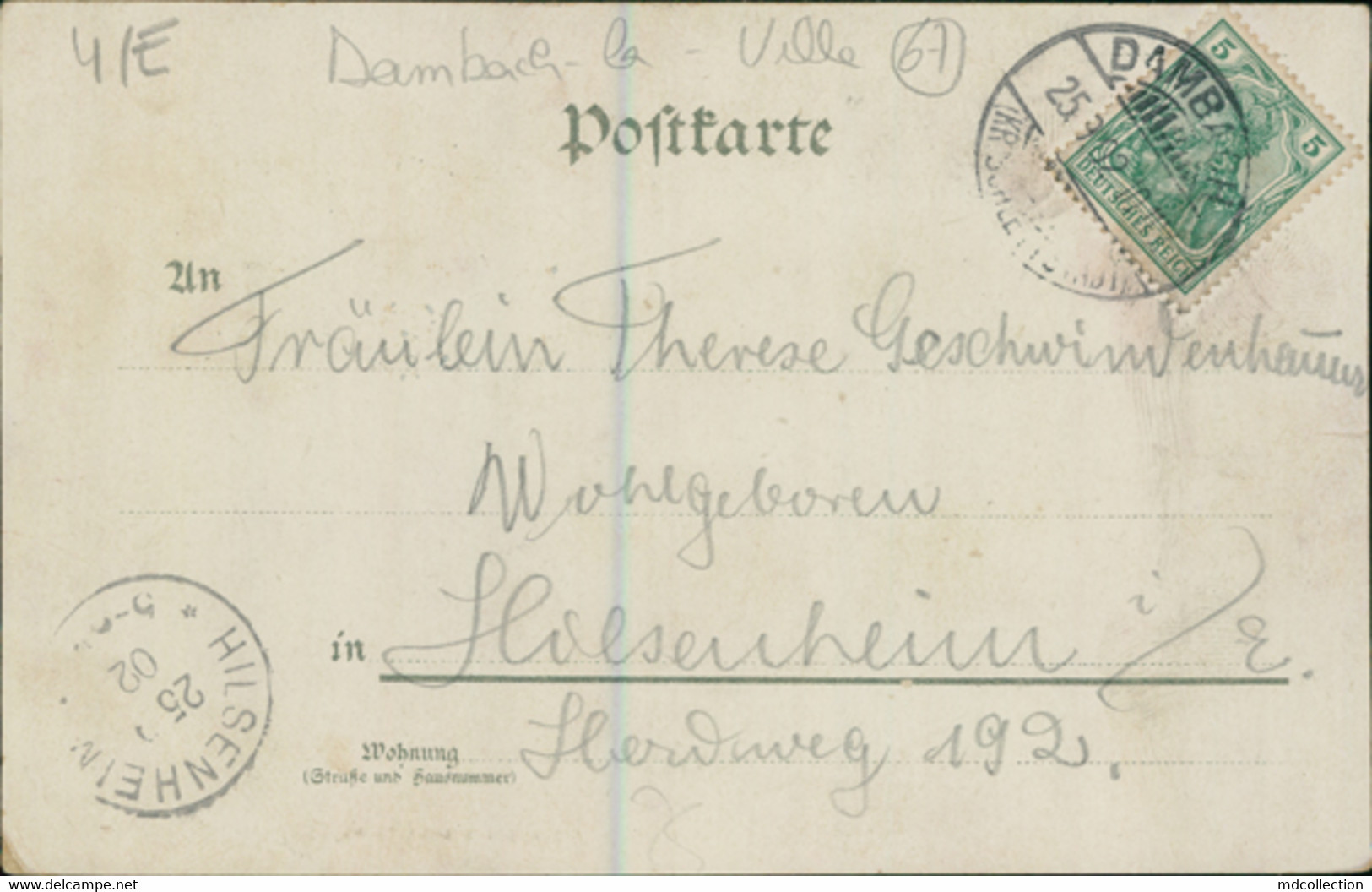 67 DAMBACH LA VILLE / Gruss Aus ... / CARTE COULEUR FANTAISIE MULTIVUES - Dambach-la-ville