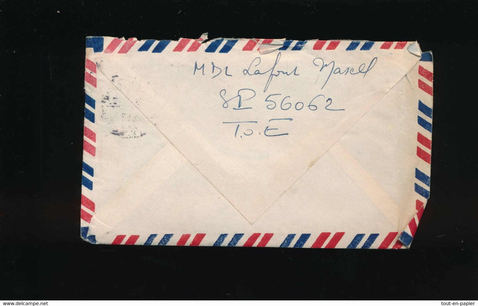 LETTRE FRANCHISE ARMÉE FRANÇAISE EN INDOCHINE - POSTE AUX ARMEES / TOE - 1952 SP56062 - Guerre D'Indochine / Viêt-Nam