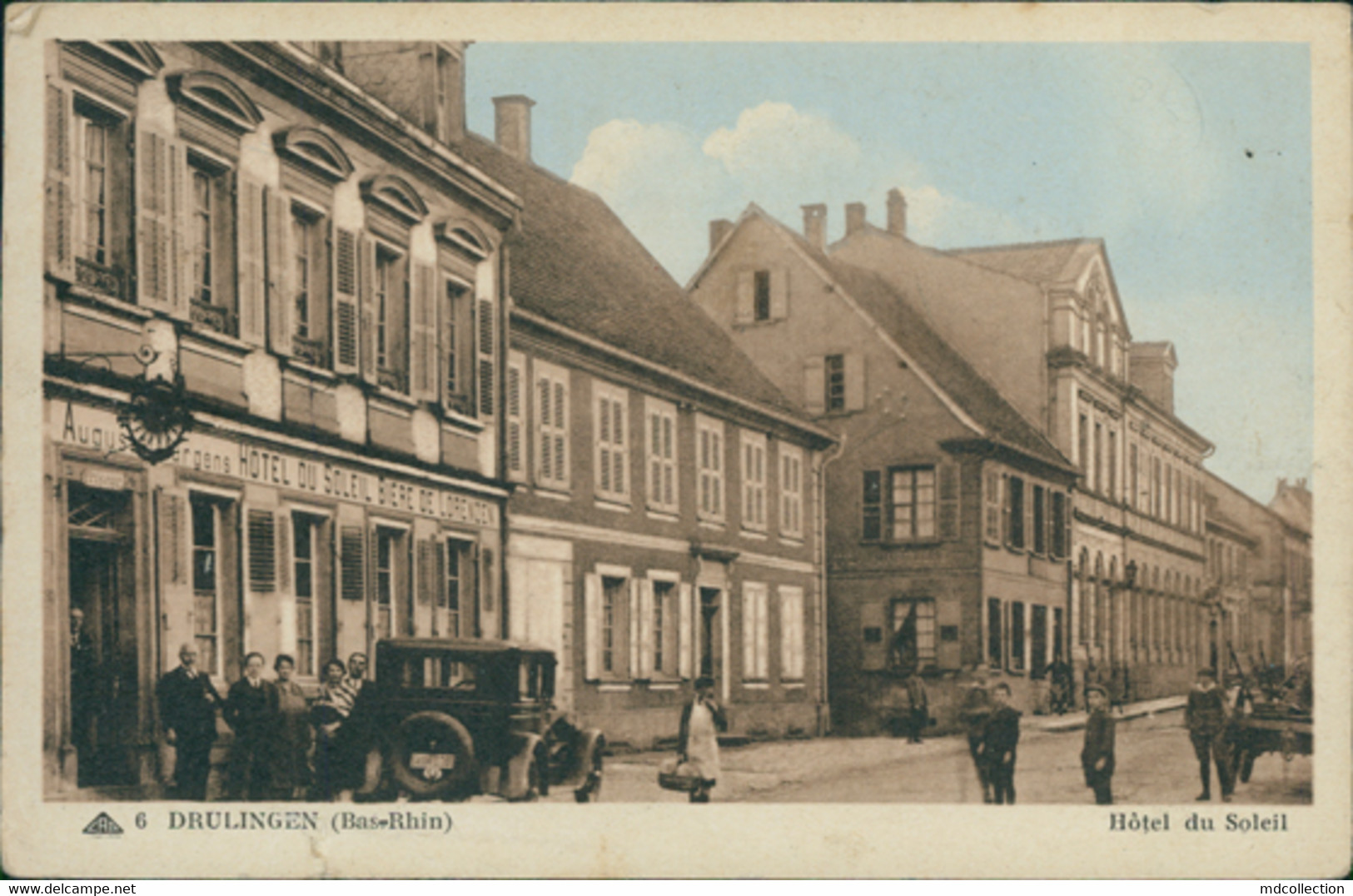 67 DRULINGEN /  Hôtel Du Soleil / CARTE ANIMEE - Drulingen