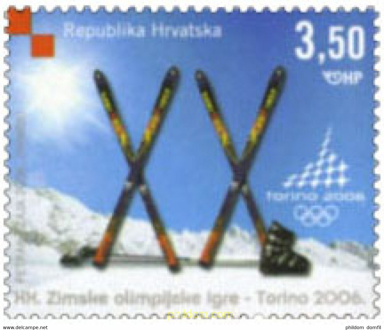 186116 MNH CROACIA 2006 20 JUEGOS OLIMPICOS INVIERNO TURIN 2006 - Winter 2006: Torino