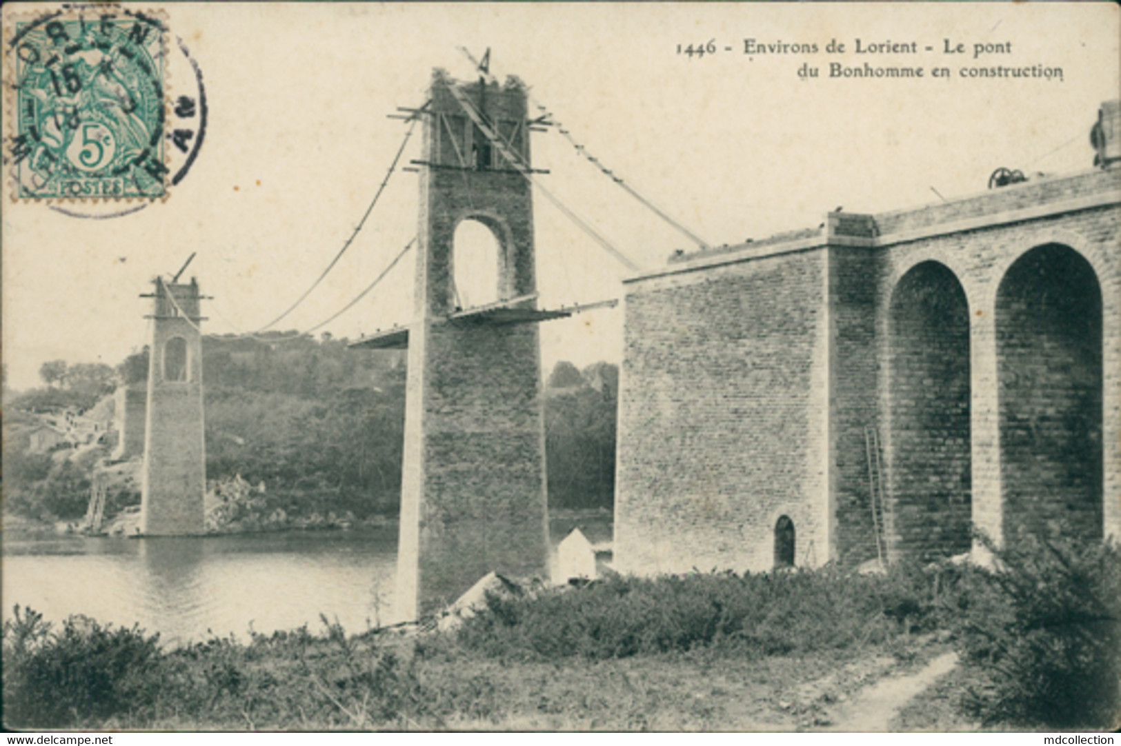 56 LANESTER / Le Pont Du Bonhomme En Construction / - Lanester