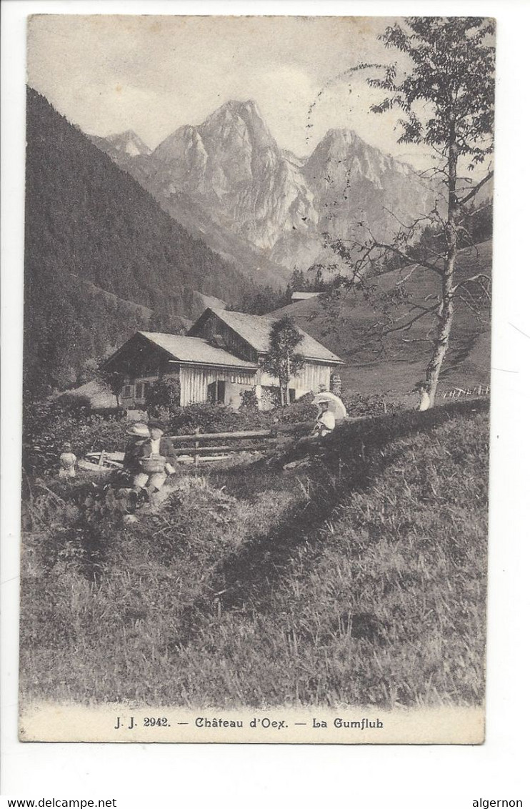 30759 - Château D'Oex La Gumfluh 1912 - Château-d'Œx