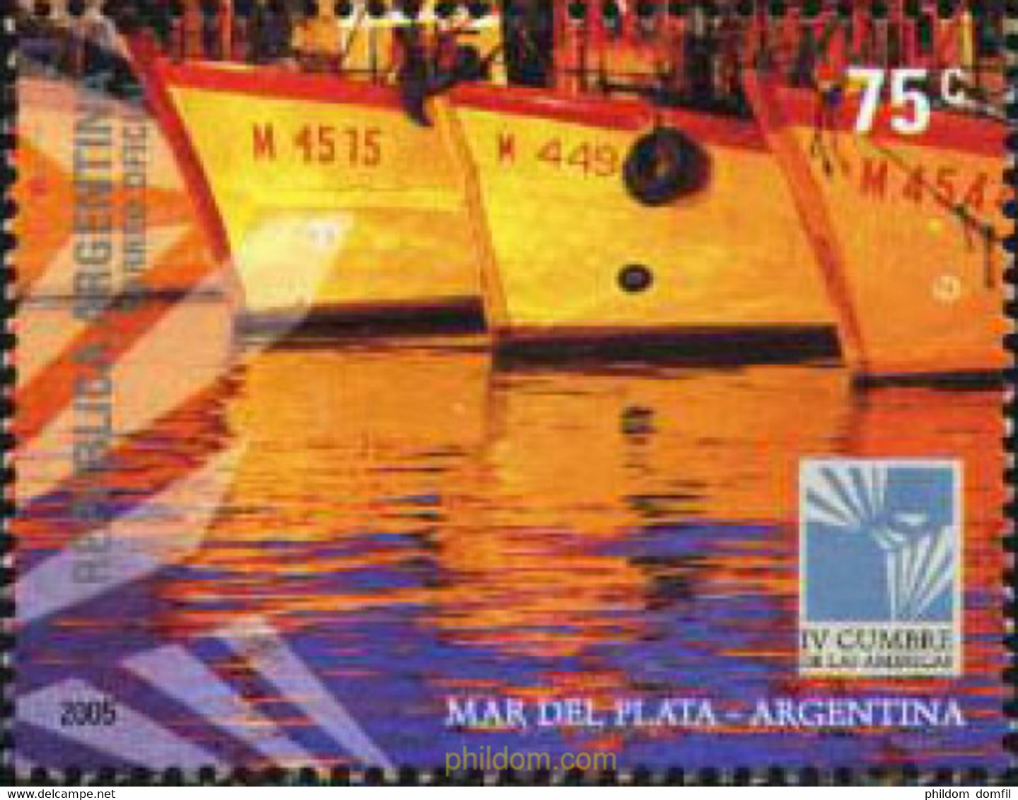 188582 MNH ARGENTINA 2005 MAR DE PLATA - Usati