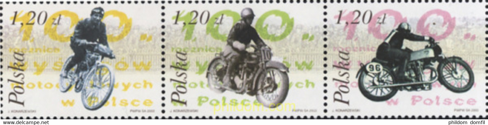 137912 MNH POLONIA 2003 100 AÑOS DE CARRERAS DE MOTOS EN POLONIA - Ohne Zuordnung
