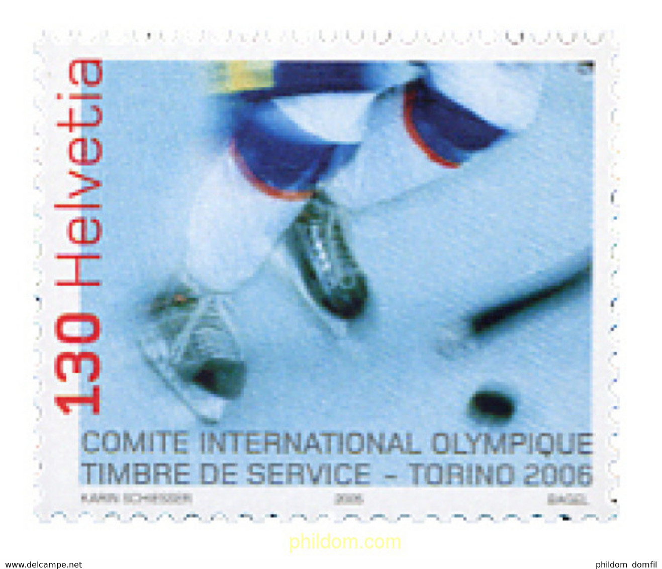 186626 MNH SUIZA. Comite Olímpico Internacional 2005 20 JUEGOS OLIMPICOS INVIERNO TURIN 2006 - Winter 2006: Torino