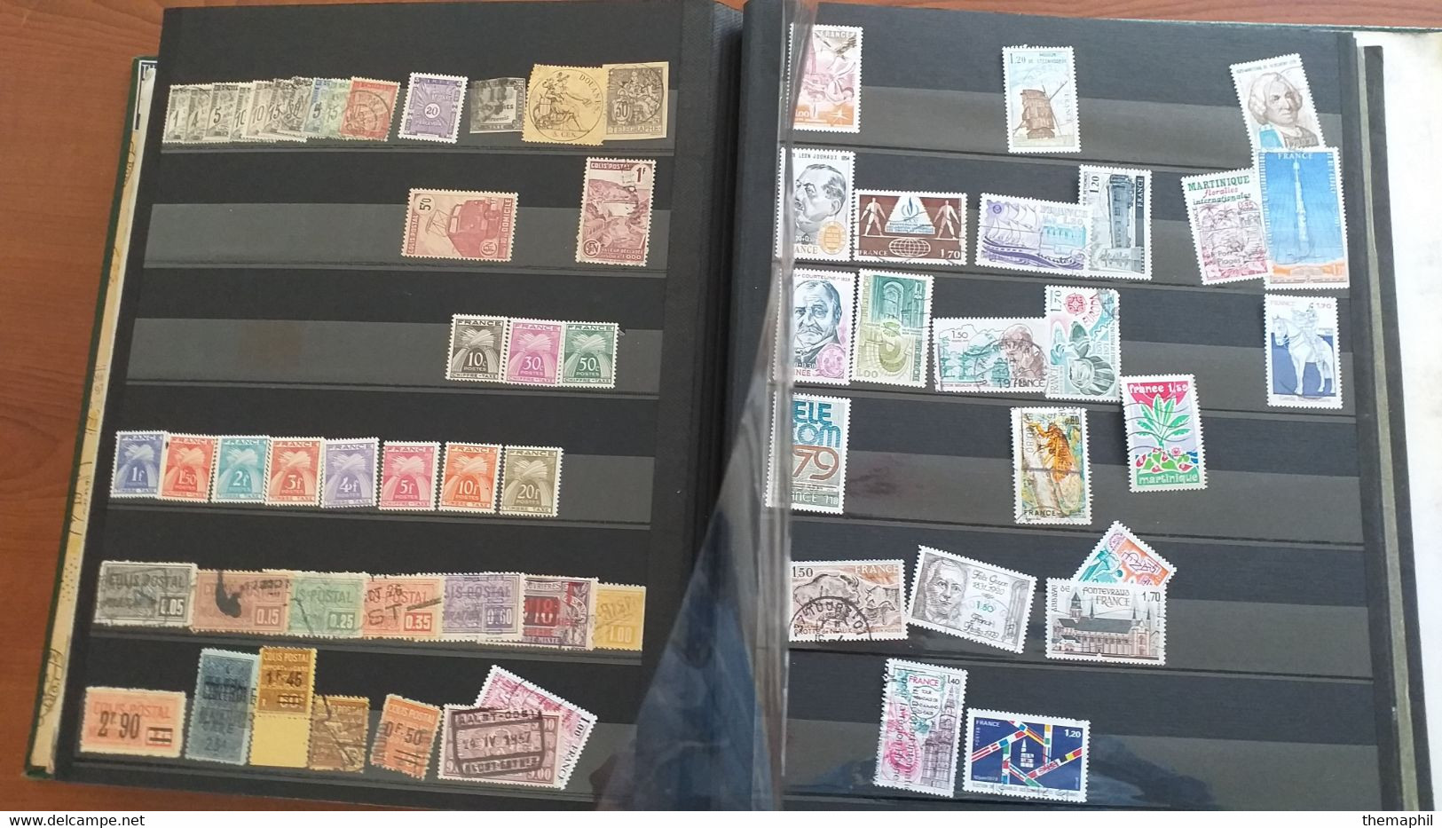 lots TH .154 FRANCE importante accumulations de timbres toutes periode  neufs xx / x ou obl. forte cote