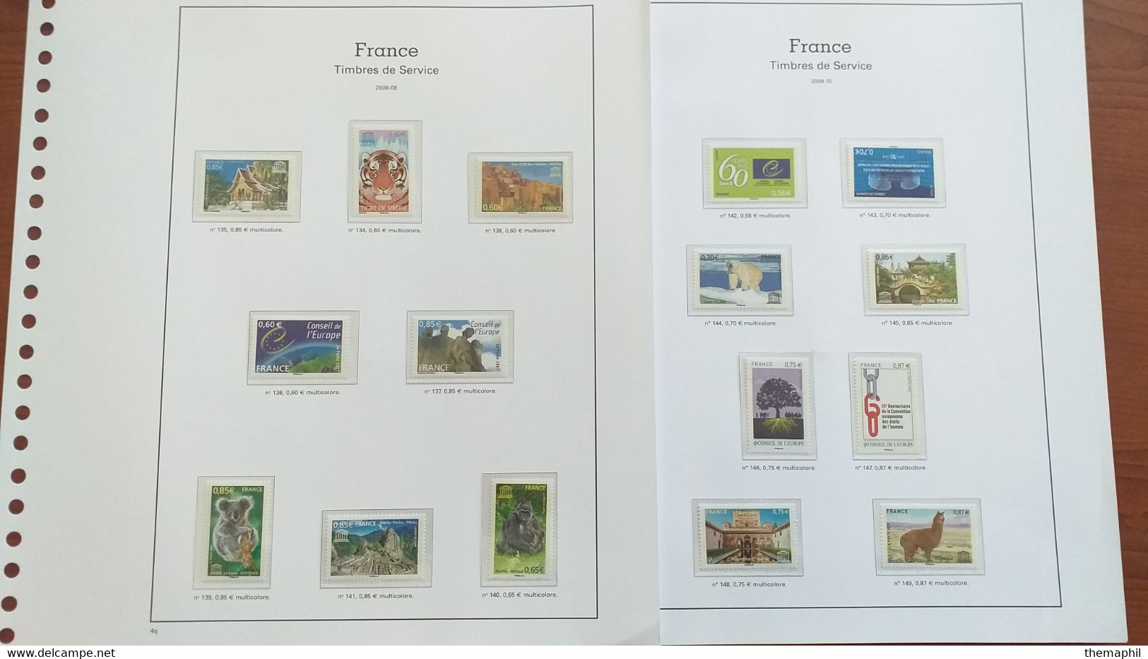 lots TH .150 FRANCE   un vrac divers sur pages d'albums neufs x ou obl.  preo et service en majoriteés neufs xx