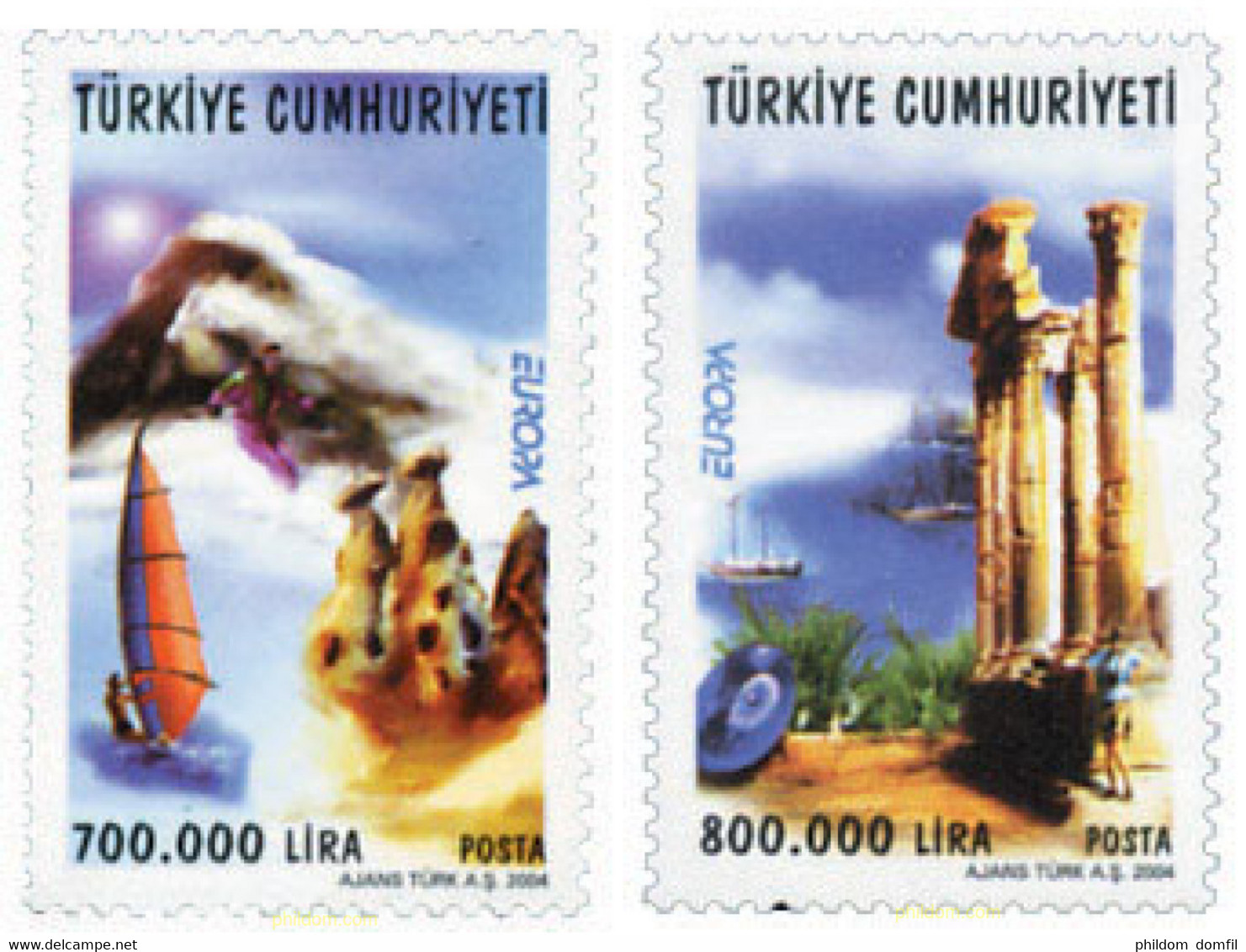 153609 MNH TURQUIA 2004 EUROPA CEPT. VACACIONES - Verzamelingen & Reeksen