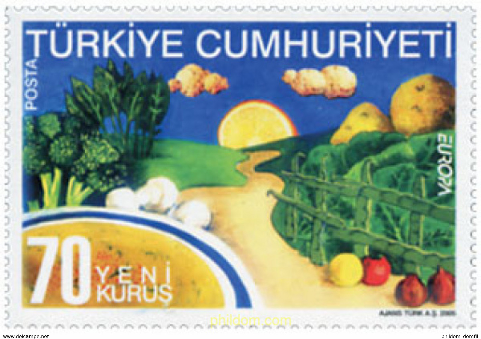 170468 MNH TURQUIA 2005 EUROPA CEPT 2005 - GASTRONOMIA - Lots & Serien