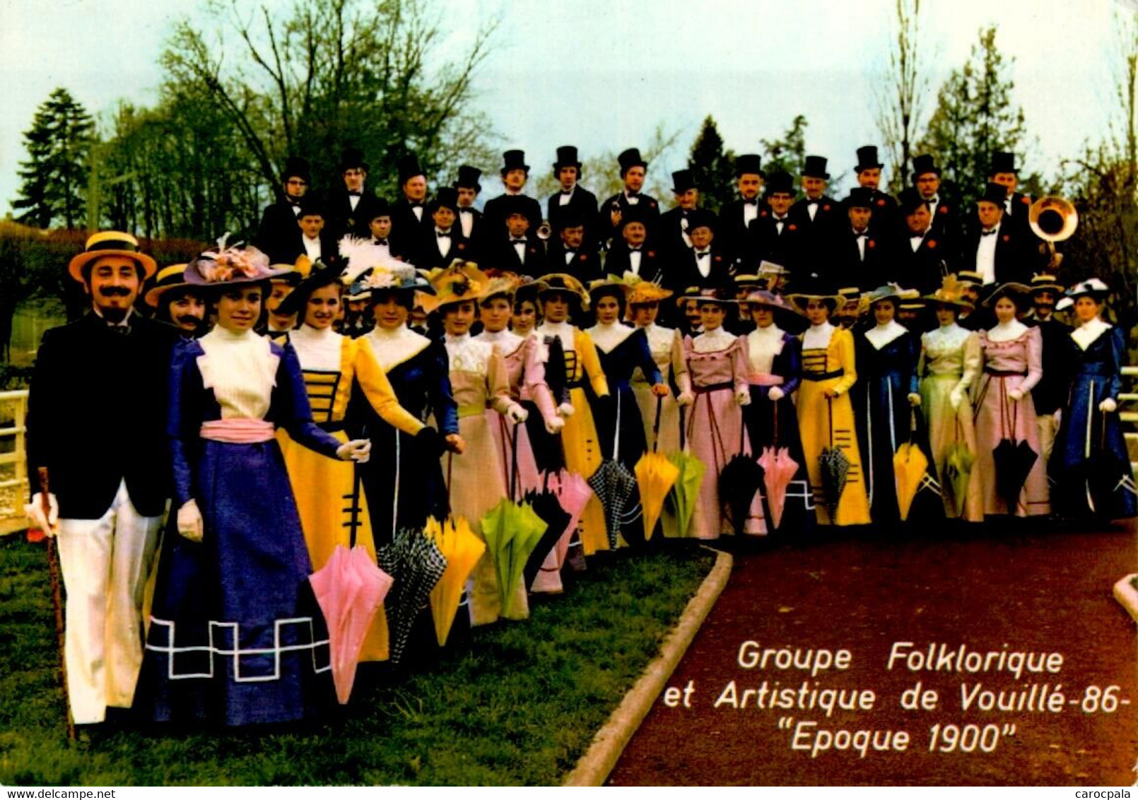 Carte 1970 VOUILLE LA BATAILLE / GROUPE FOLKLORIQUE ET ARTISTIQUE - Vouille