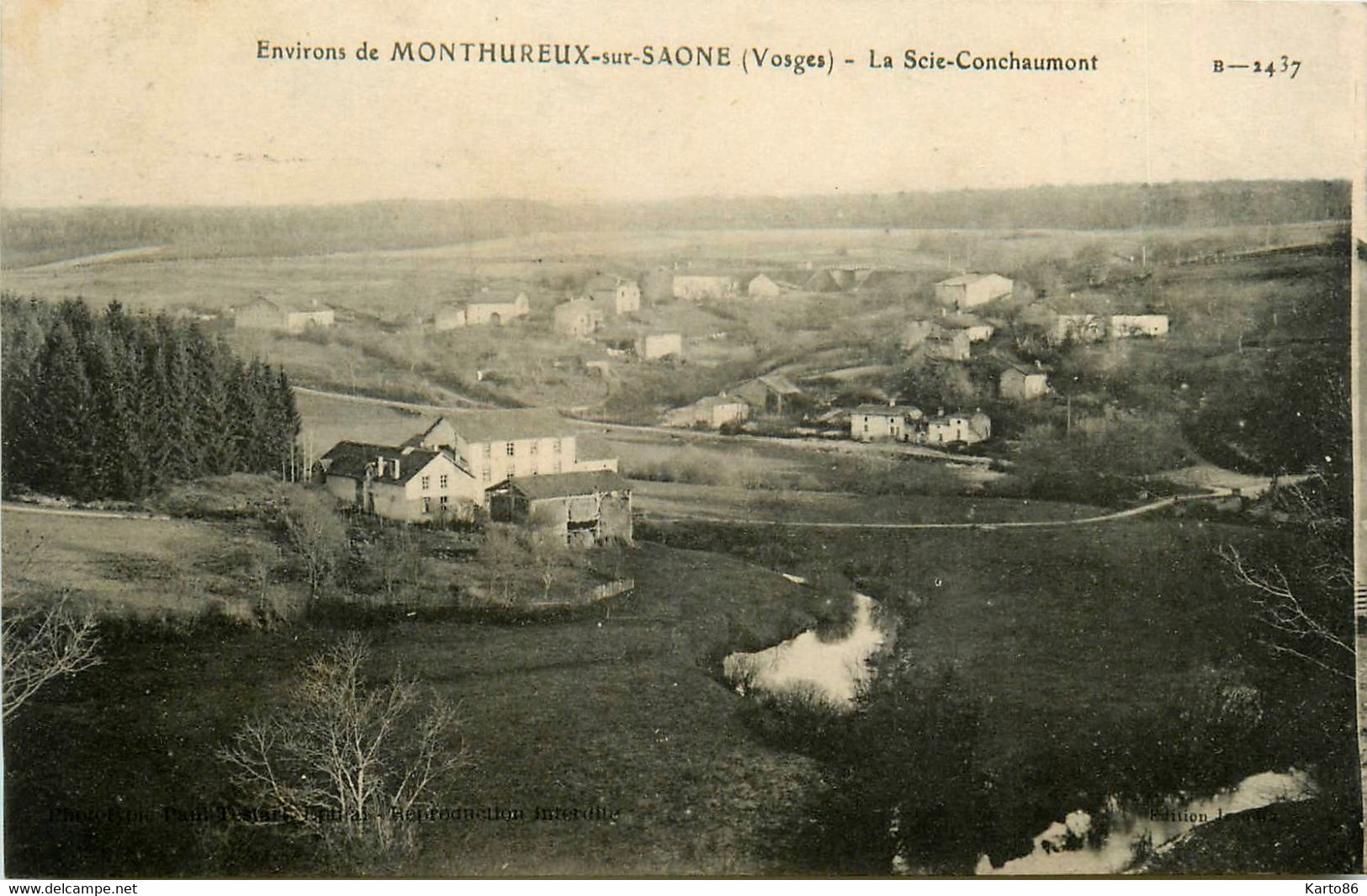 Monthureux Sur Saône * Vue Sur La Scie Conchaumont - Monthureux Sur Saone
