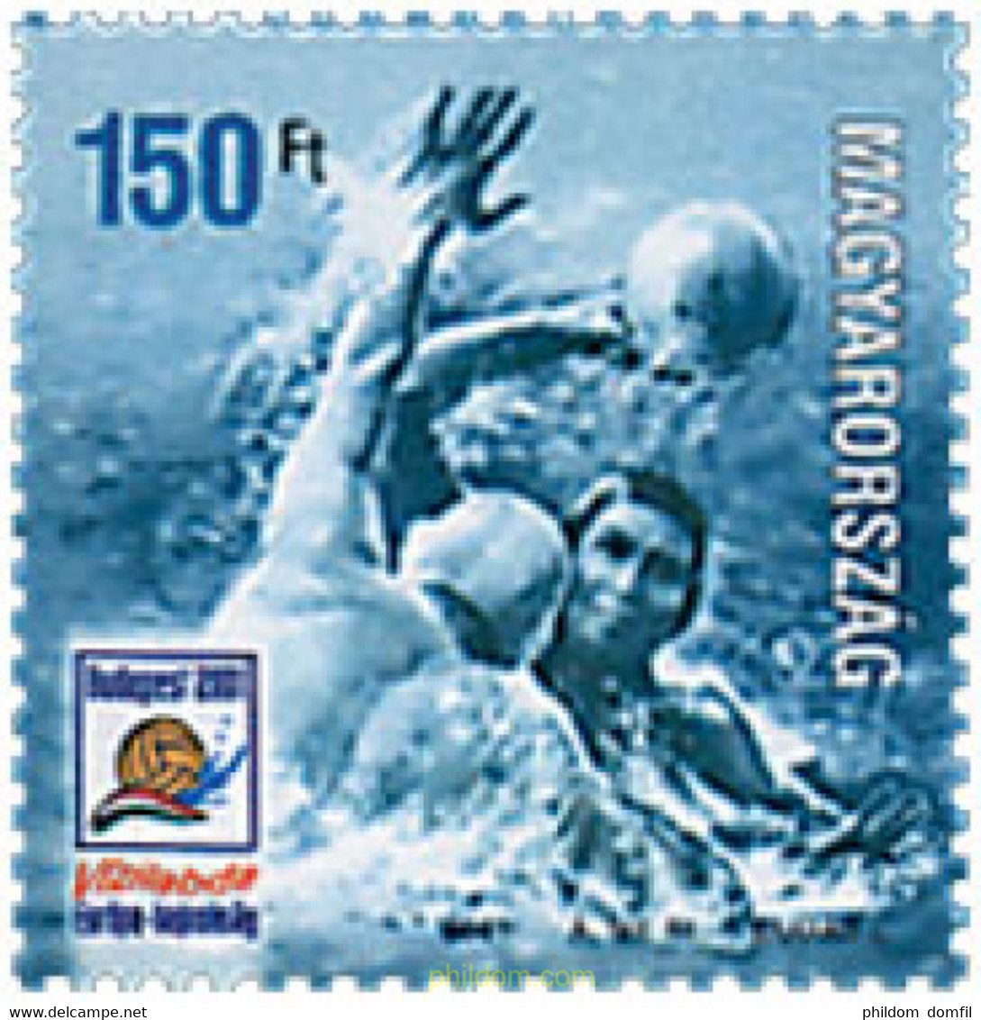 78214 MNH HUNGRIA 2001 CAMPEONATO EUROPEO DE WATERPOLO - Usado