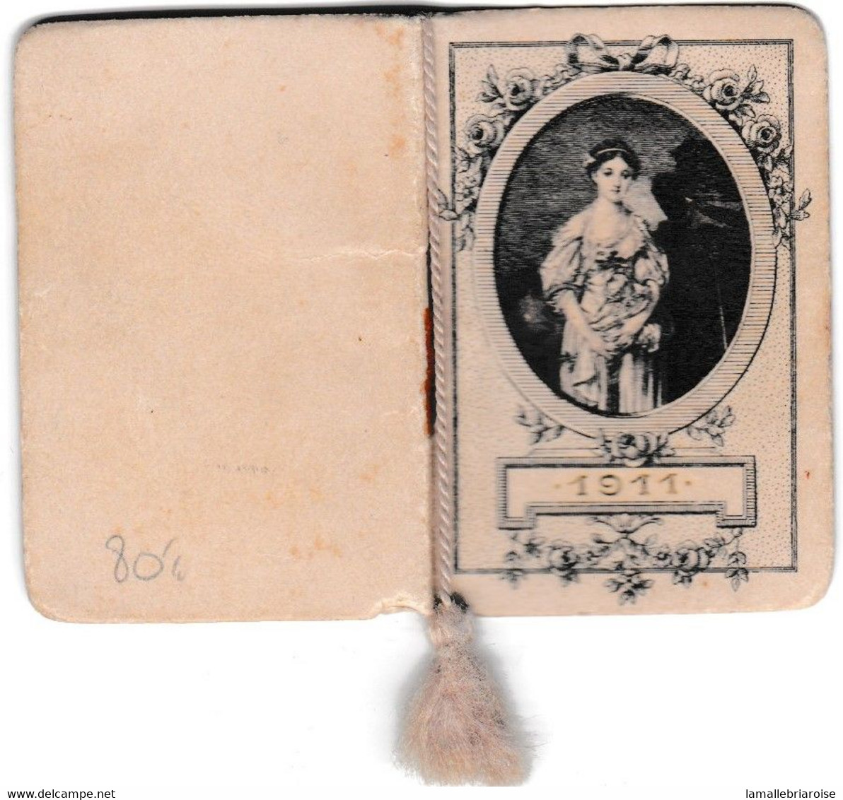 MINI CALENDRIER De 1911, Offert Par LA MAISON BOUCICAUT, AU BON MARCHE. Tranches Dorées. TBE. - Petit Format : 1901-20