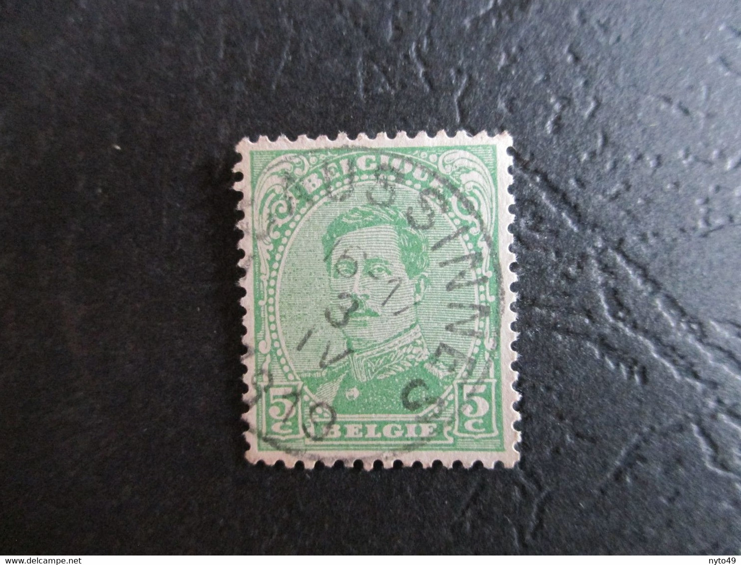 Nr 137 - Centrale Stempel Ecaussinnes - 1915-1920 Albert I