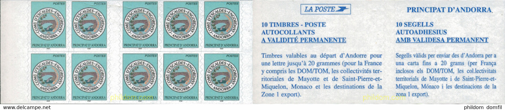 115431 MNH ANDORRA. Admón Francesa 2003 COMU D'ESCALDES ENGORDANY - Collections